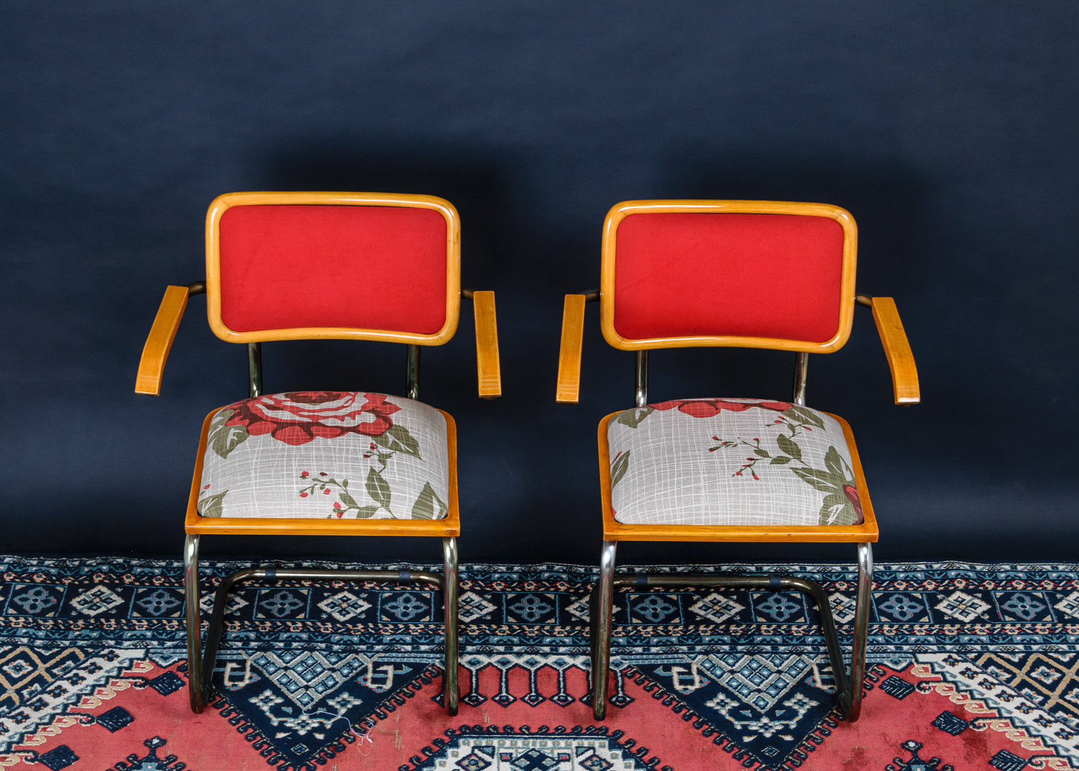 1980s Italian Cesca B64 Armchairs