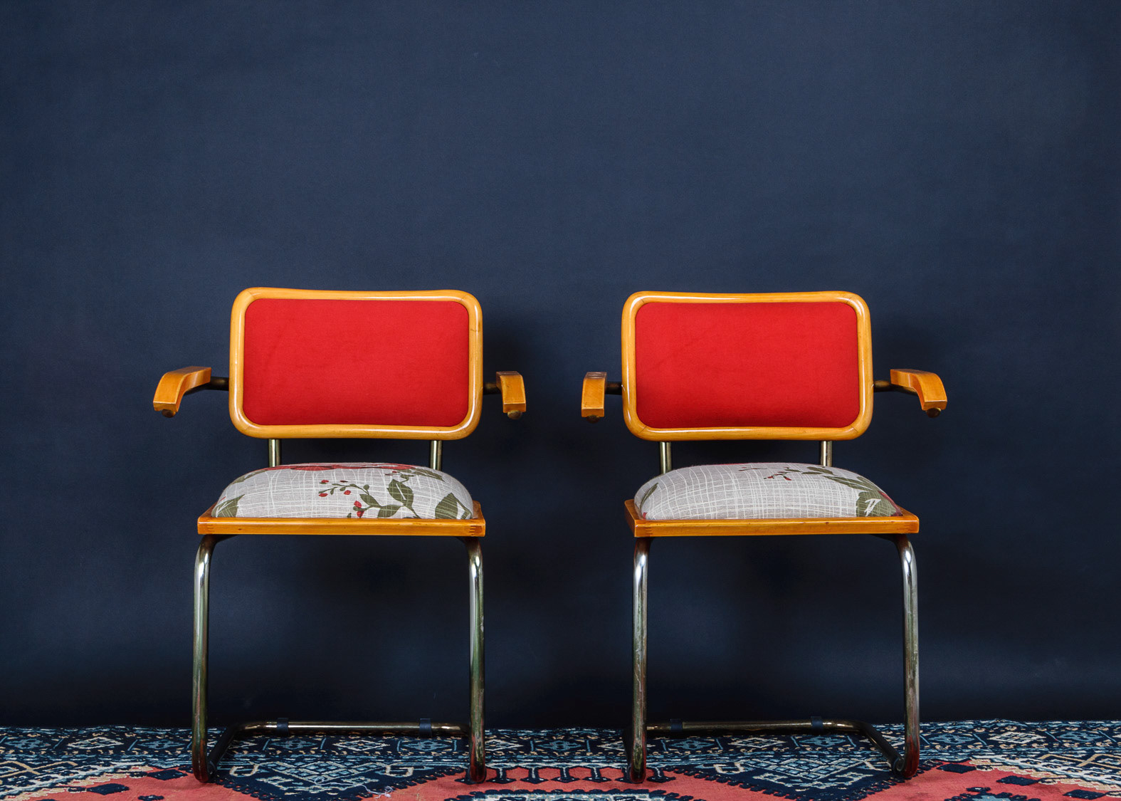 1980s Italian Cesca B64 Armchairs