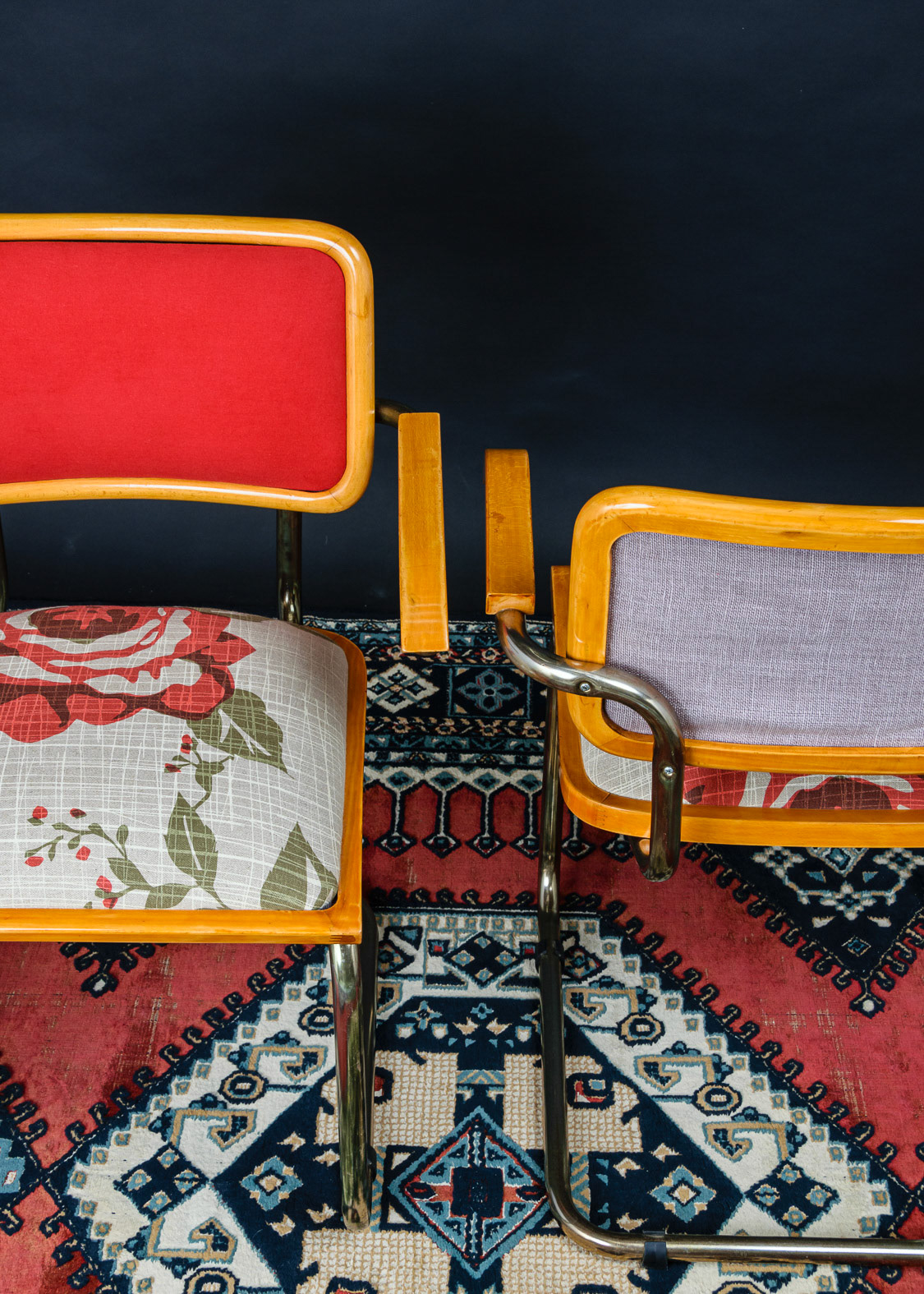 1980s Italian Cesca B64 Armchairs