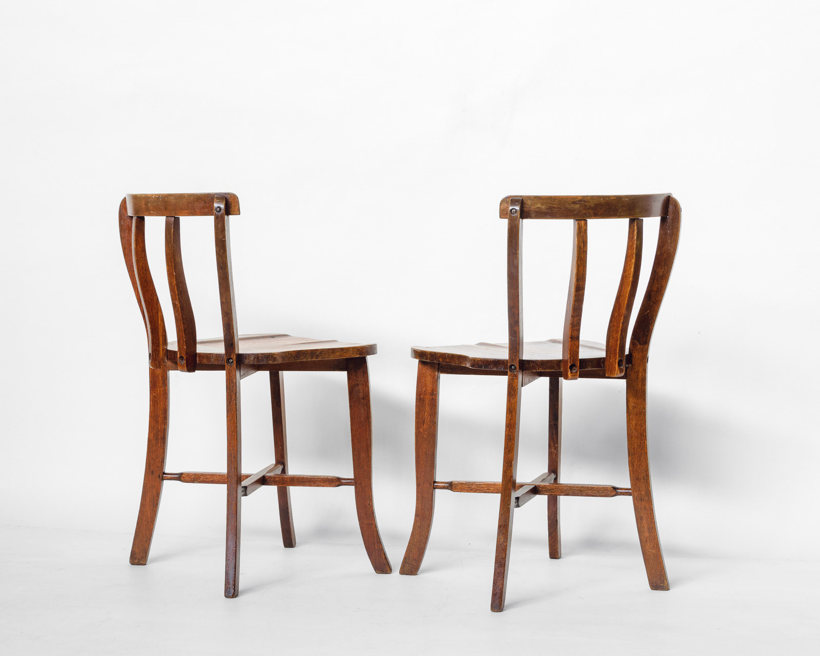 1920s Rustic Bar-back Chairs