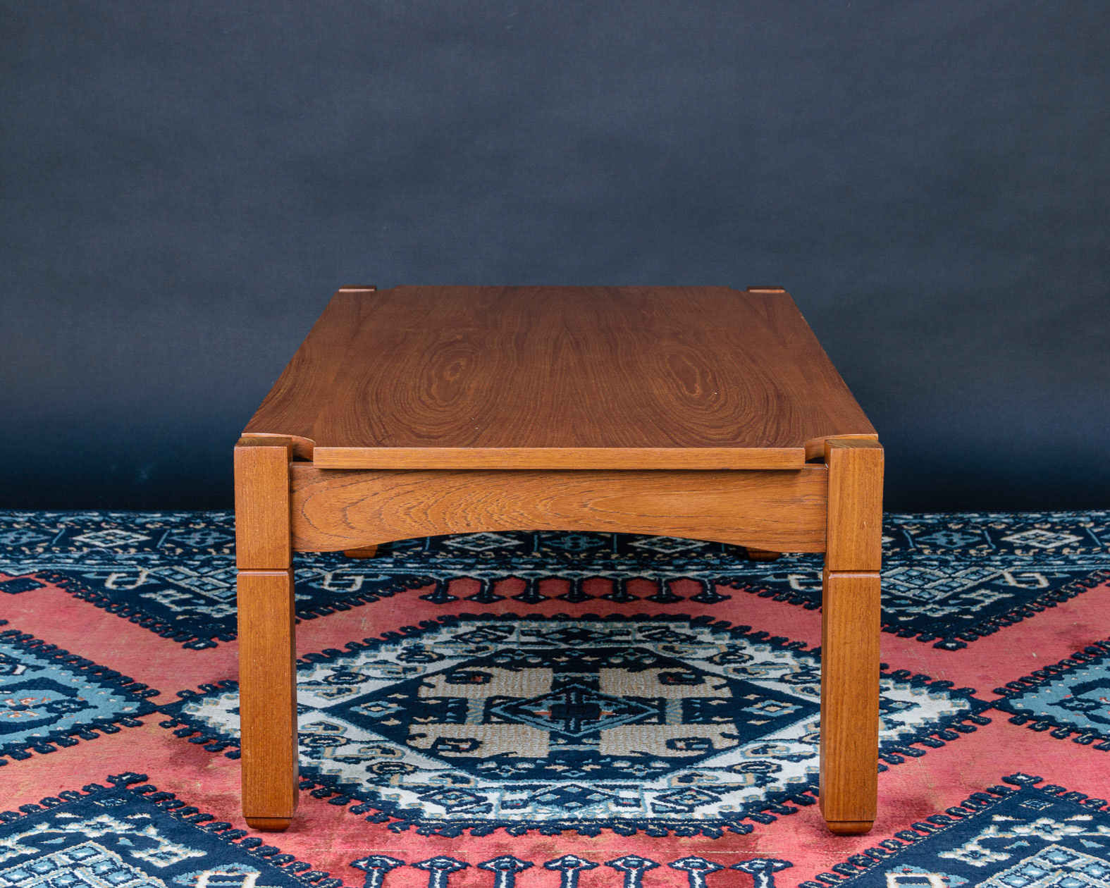 1970s Teak Geometric Coffee Table