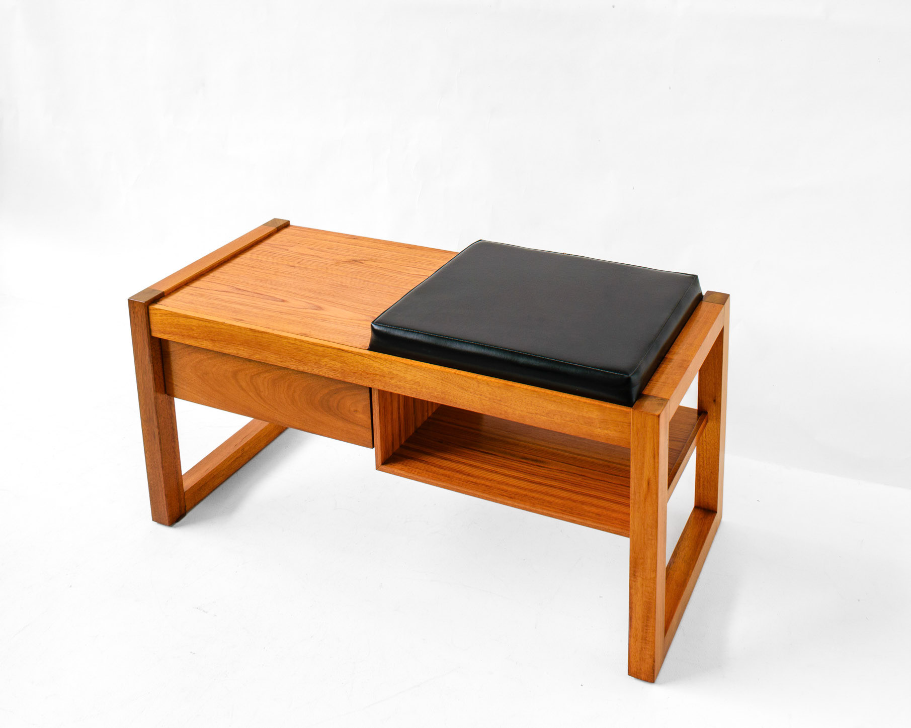1970s Blackwood Phone Bench