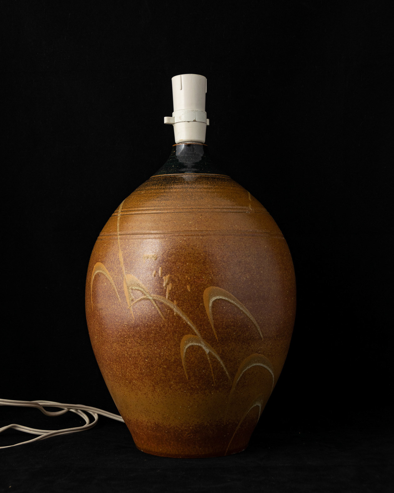 1980s Studio Pottery Lamp Base