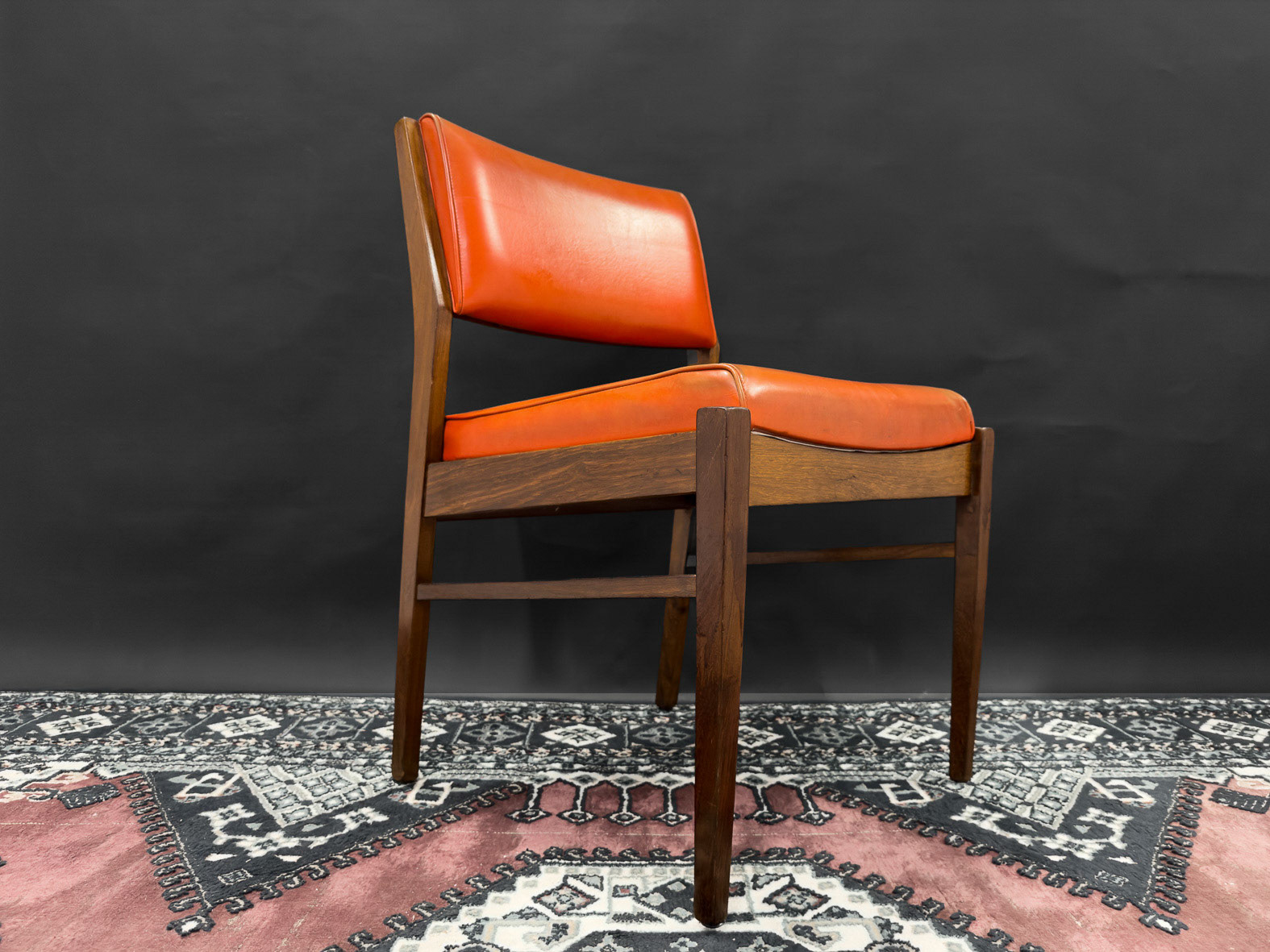 1960s blackbean library chair