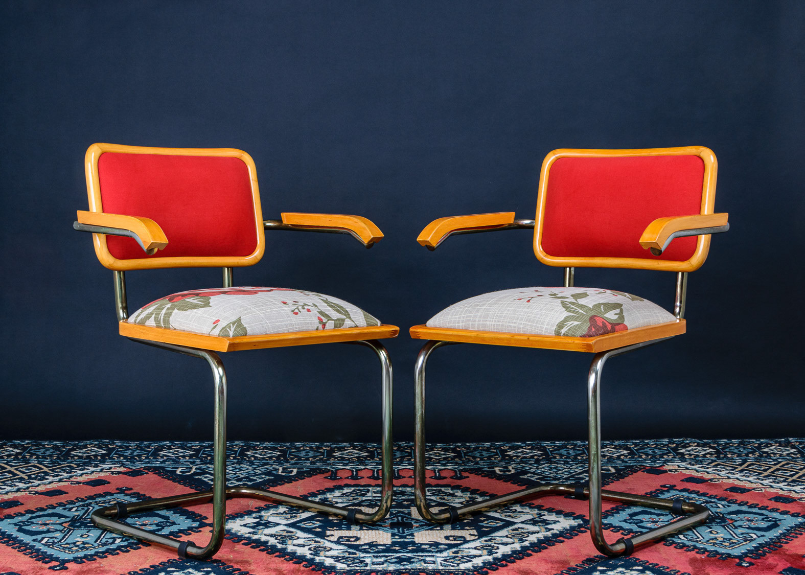 1980s Italian Cesca B64 Armchairs