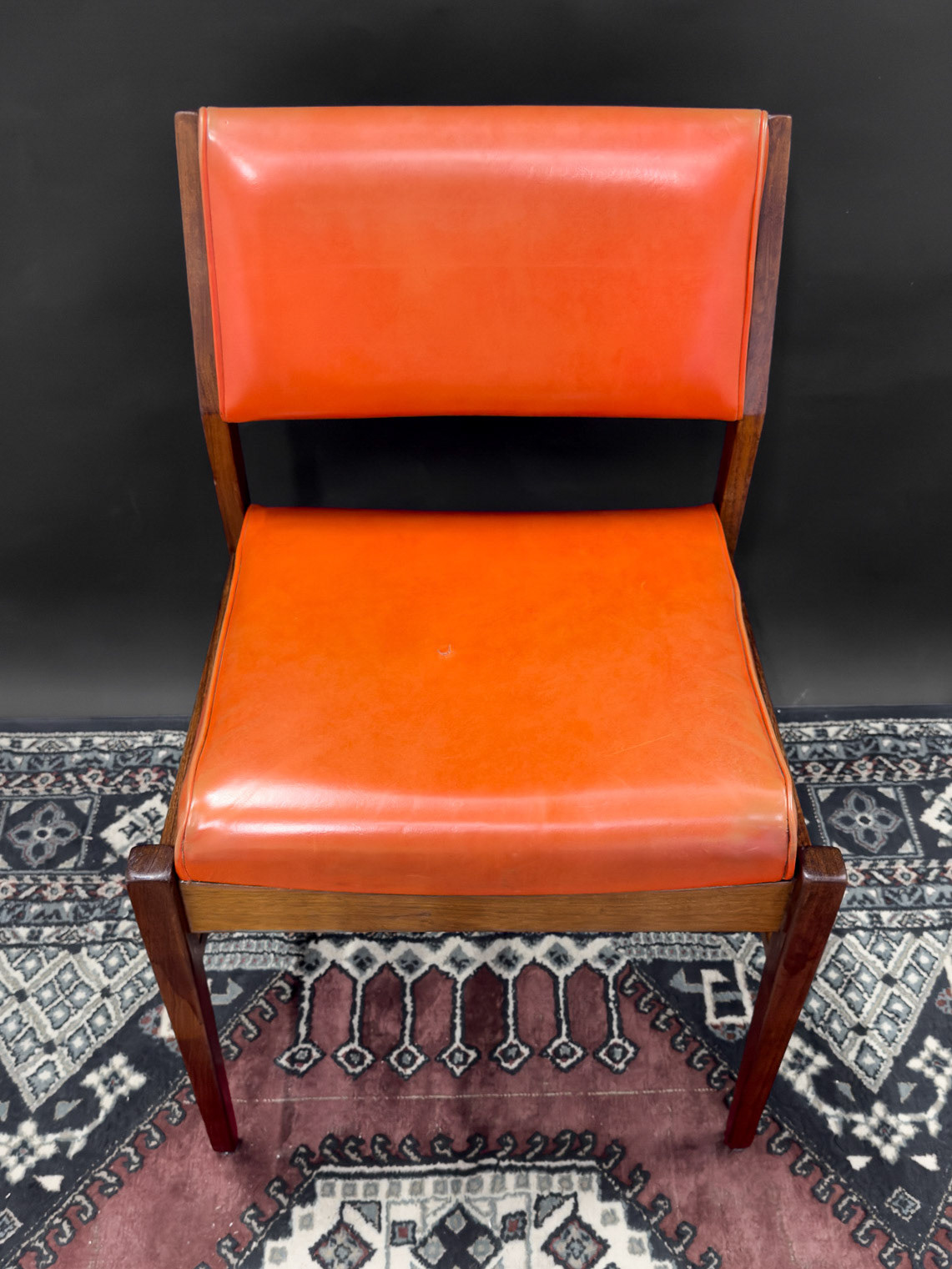 1960s blackbean library chair