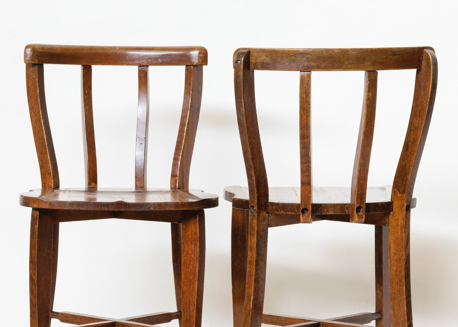 1920s bar‑back chairs