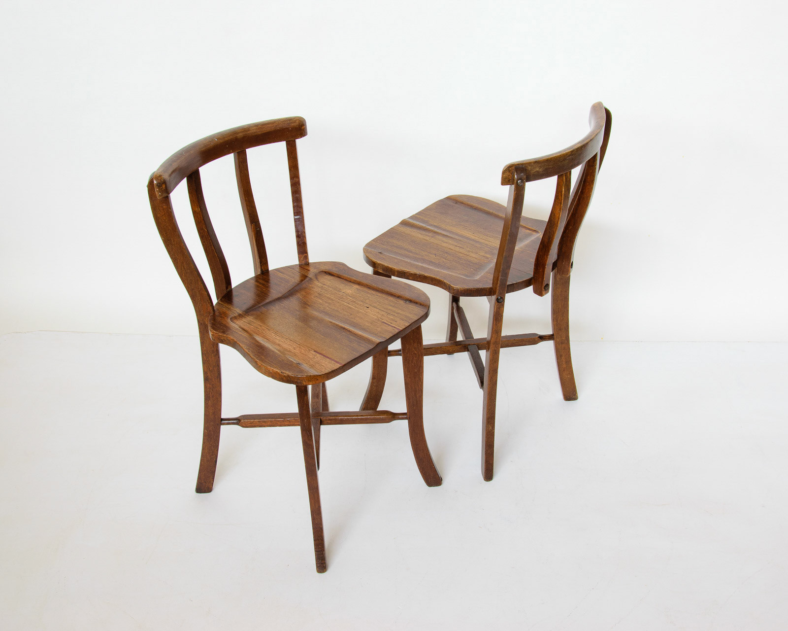 1920s Rustic Bar-back Chairs