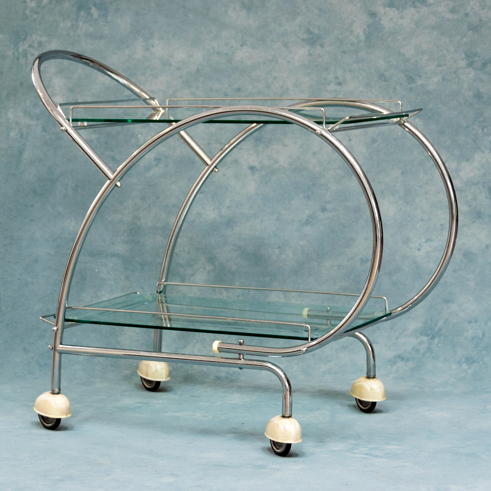 Streamline Moderne Bar Cart