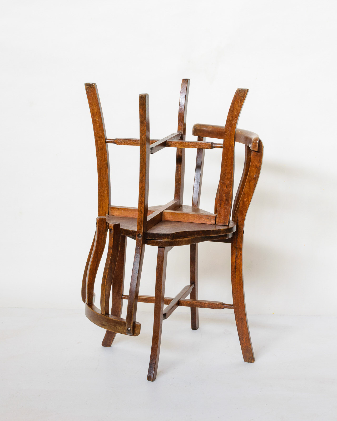 1920s Rustic Bar-back Chairs