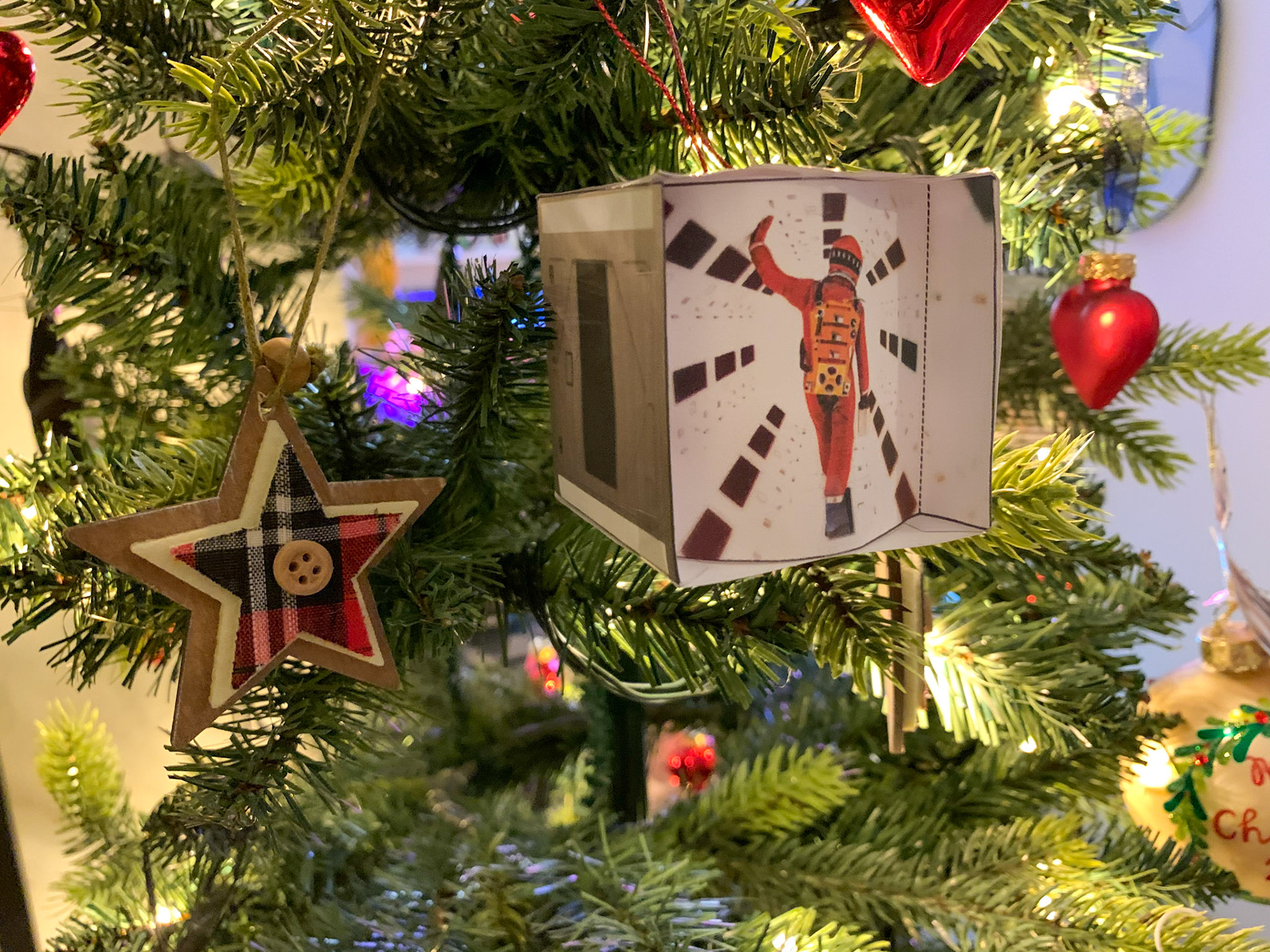 2001 - A Space Odyssey - Christmas Decoration Cutout Bauble On Tree