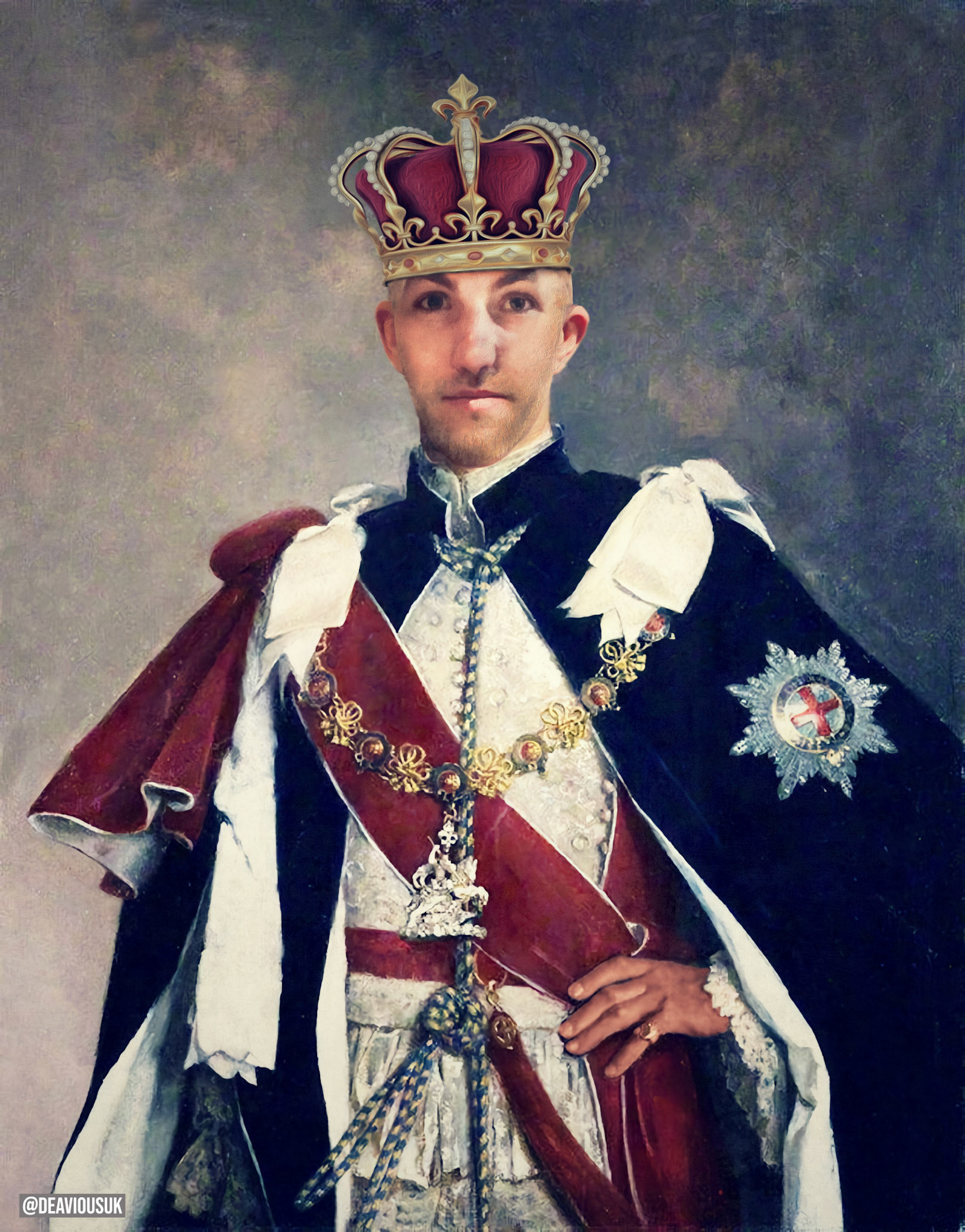 Custom Royalty Portraits - King Fisher