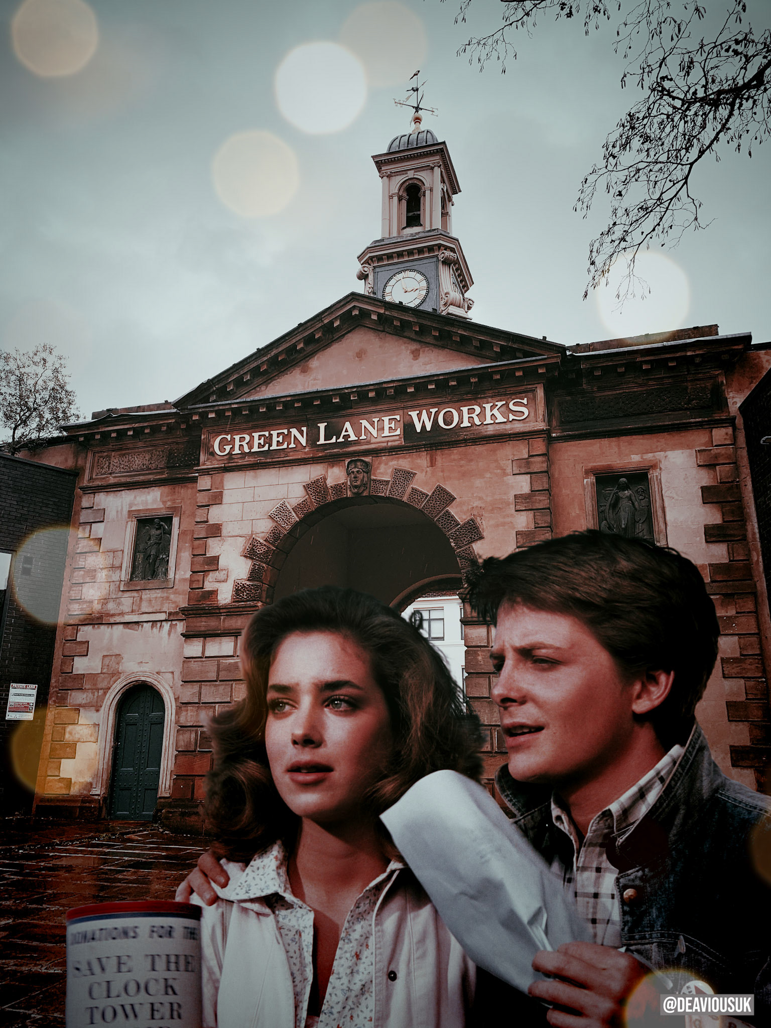Kelham Island At The Movies - Back To The Future - Saved The Clock Tower