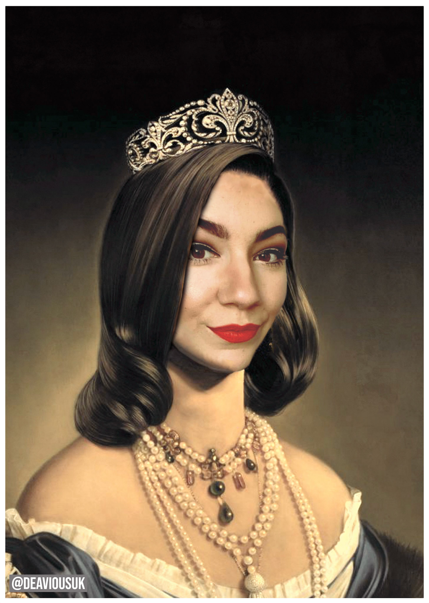 Custom Royalty Portraits - Princess Izzy