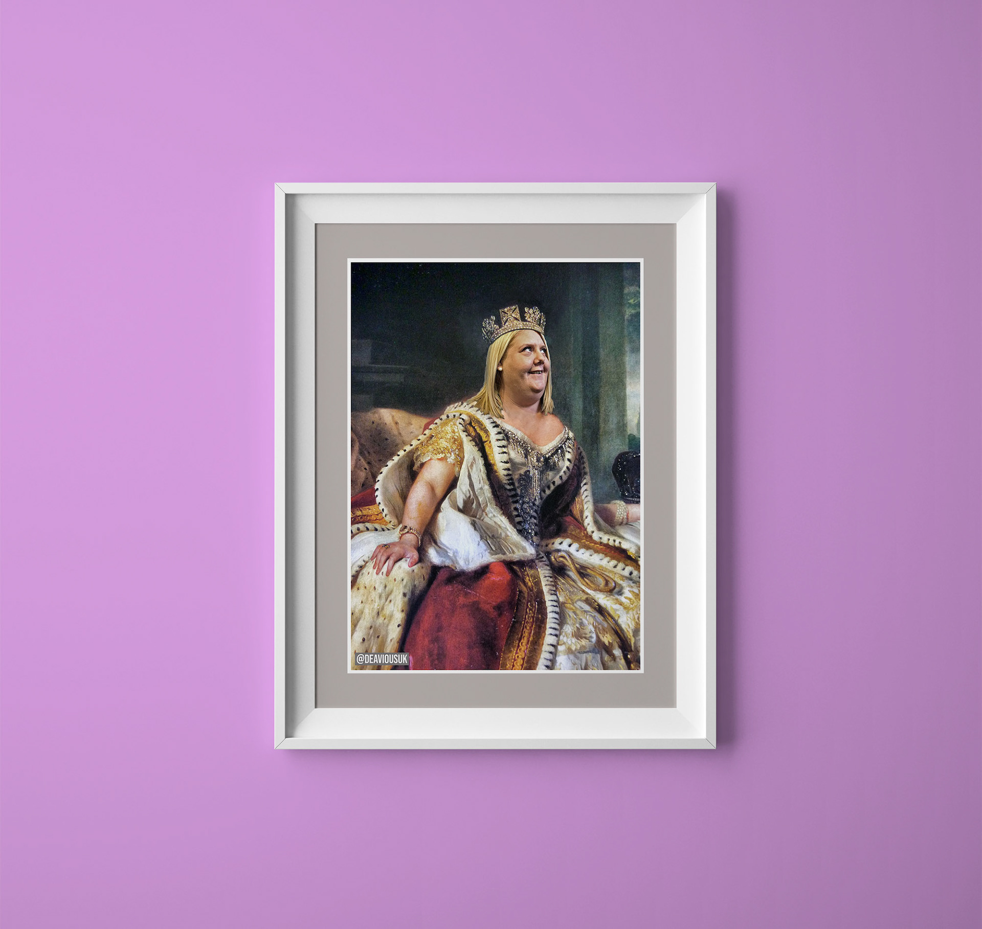 Custom Royalty Portraits - Dani Mockup