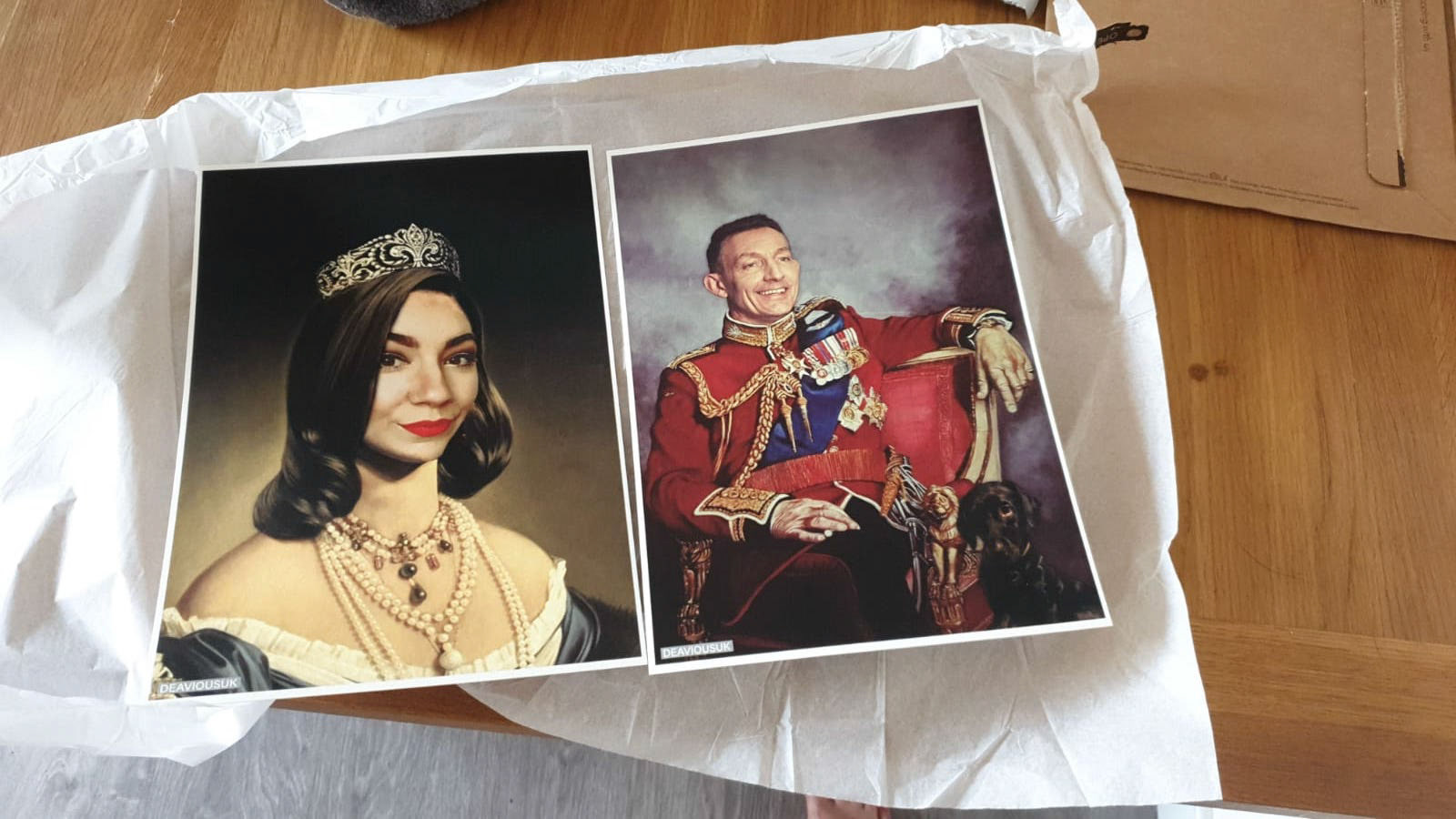 Custom Royalty Portraits - Printed