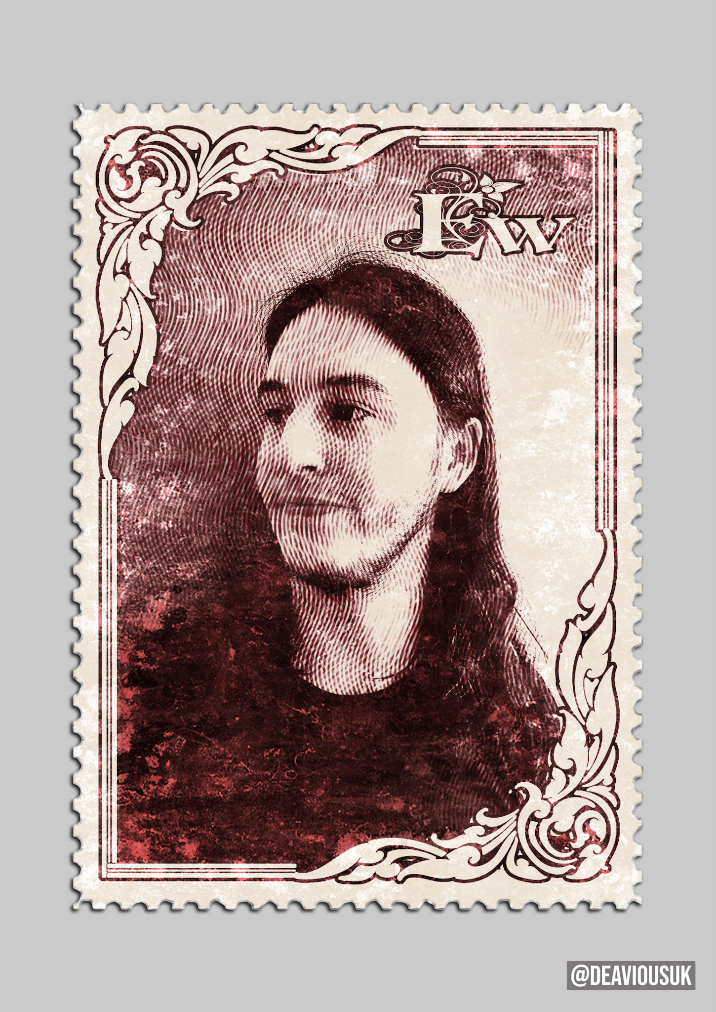 Custom Request - Eliot Postage Stamp