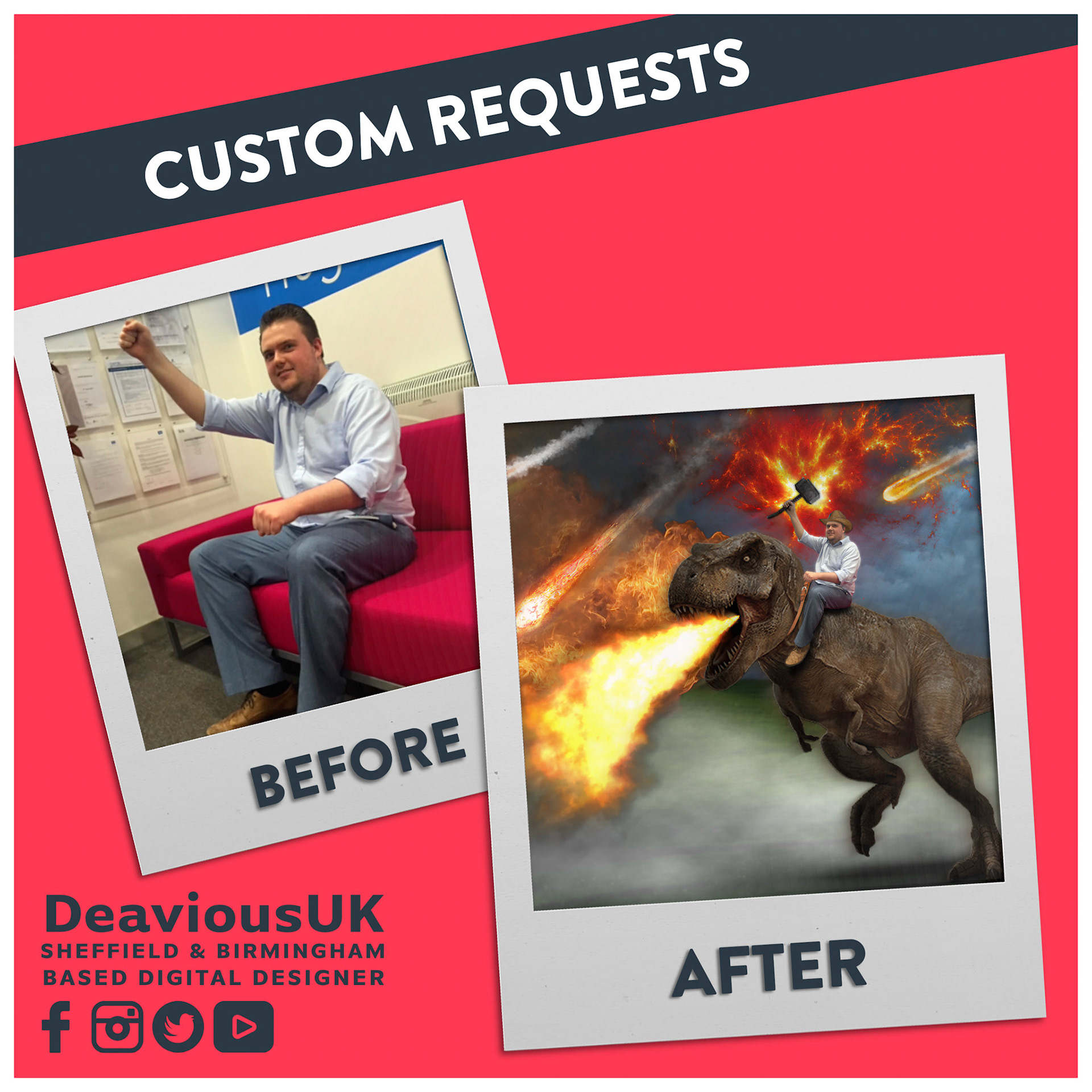 Custom Request - Josh o' Rex Before and After