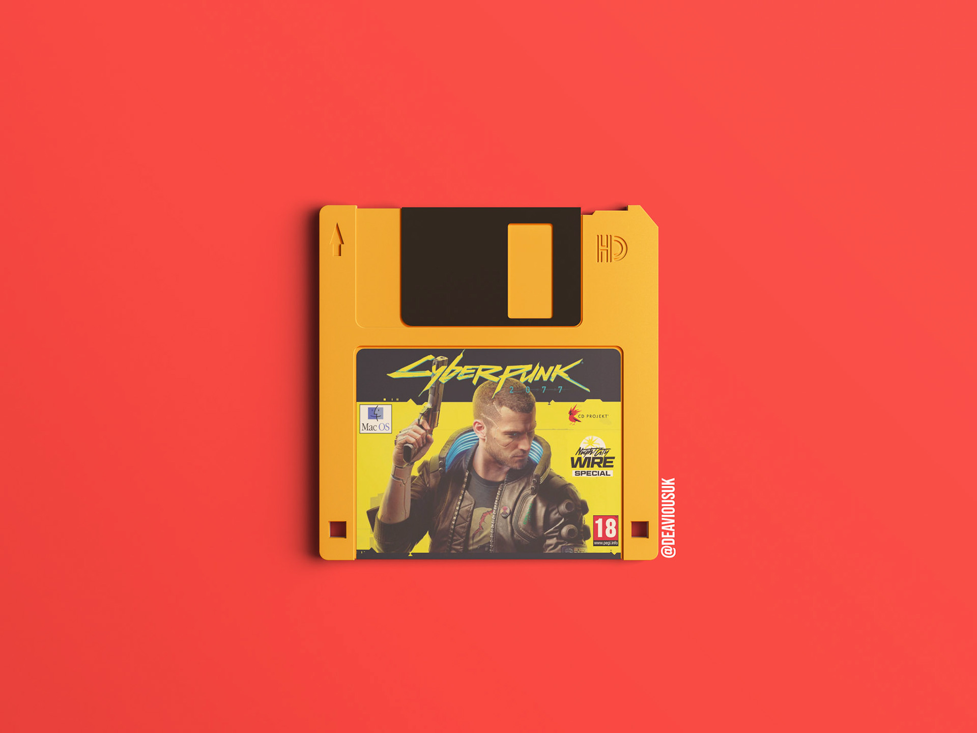 Cyber Punk 2077 - Mac OS - Mockup