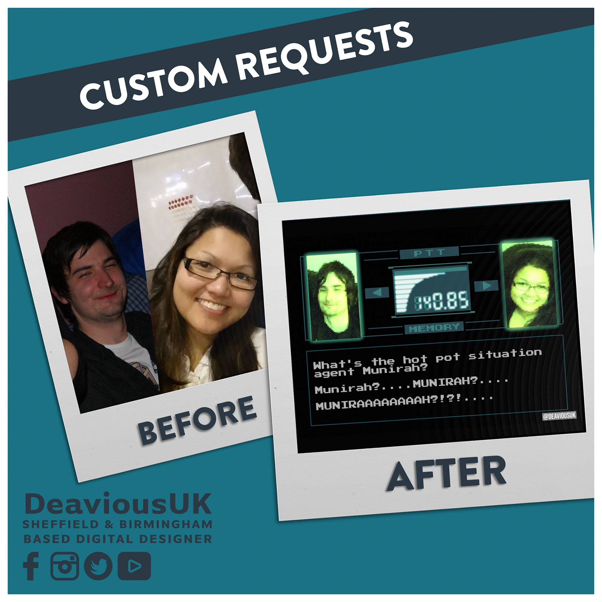Custom Request - Solid Billings Before and After