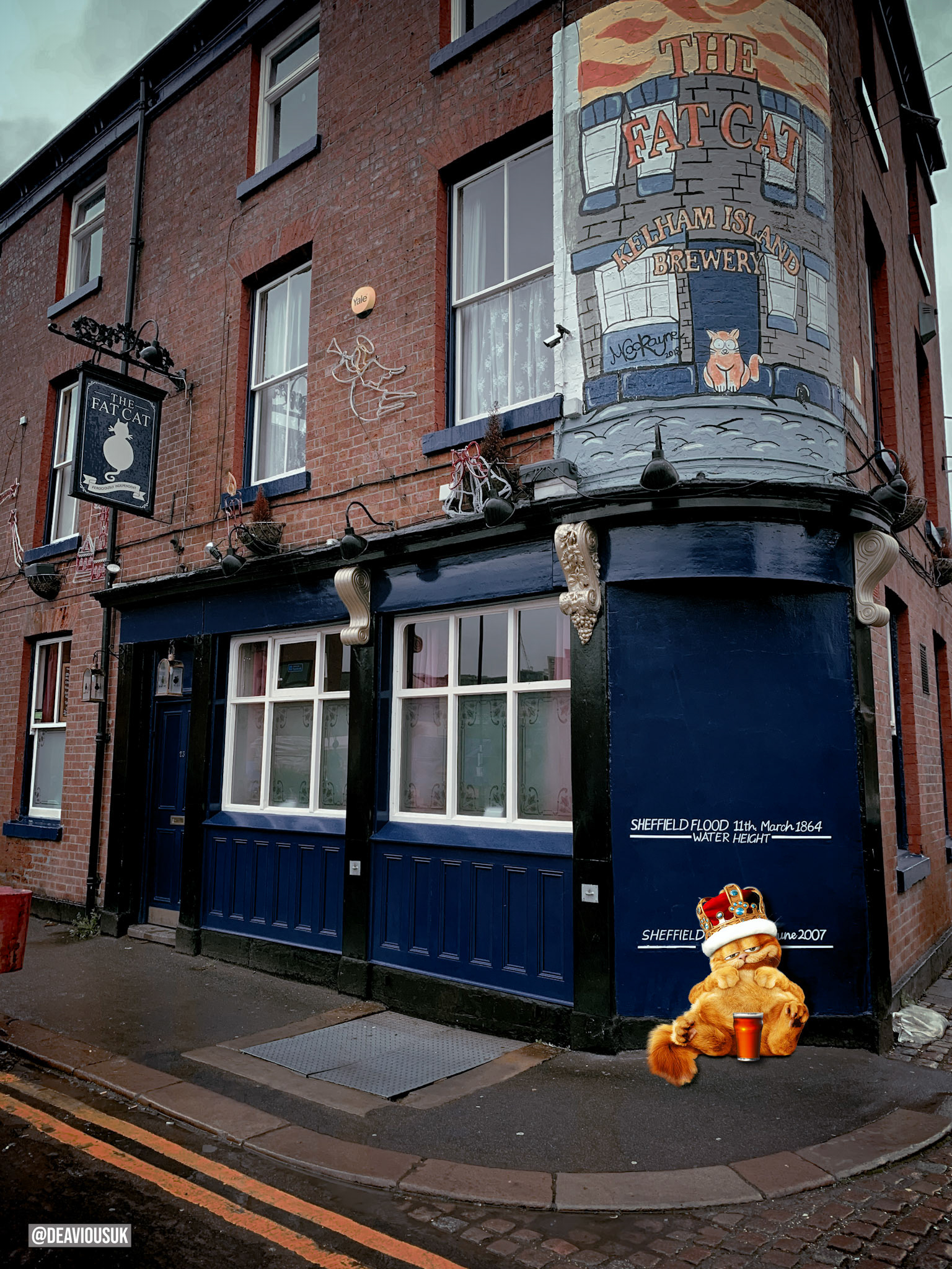 Kelham Island At The Movies - Garfield At The Fat Cat