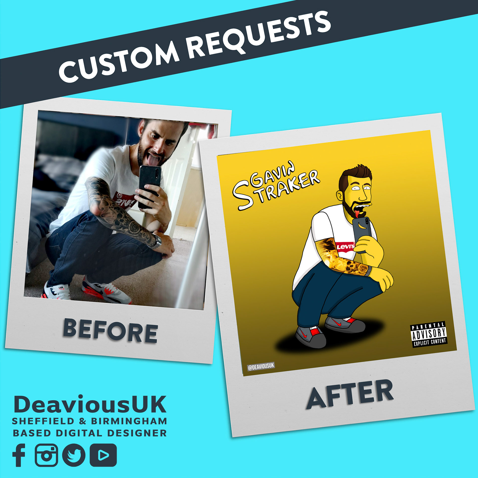 Custom Request - Gavin Simpson Before and After