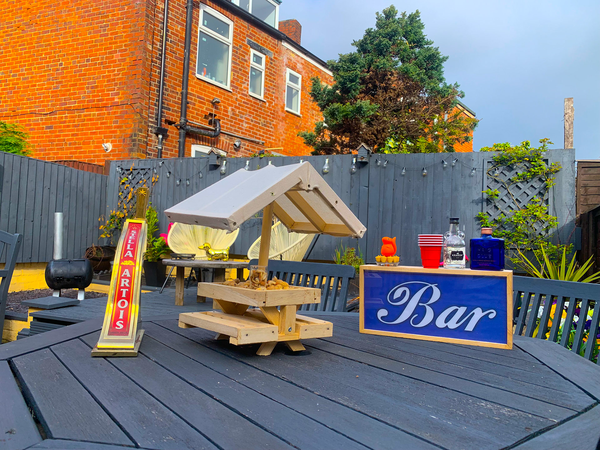 The Squirrel Inn Pop Up Wildlife Pub Garden