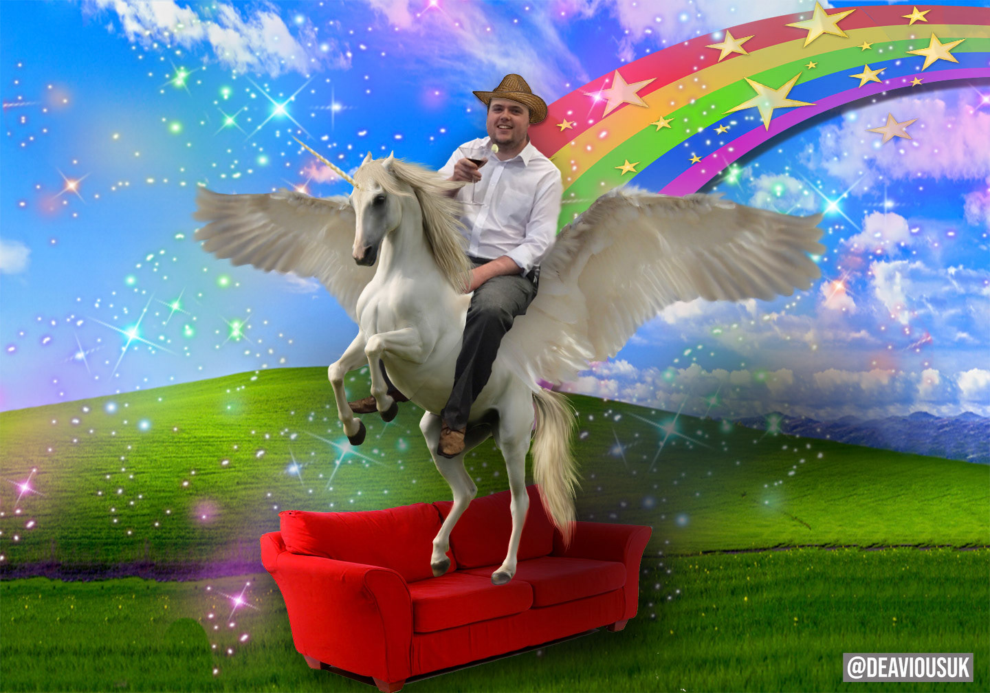 Custom Request - Josh On Unicorn Before and After