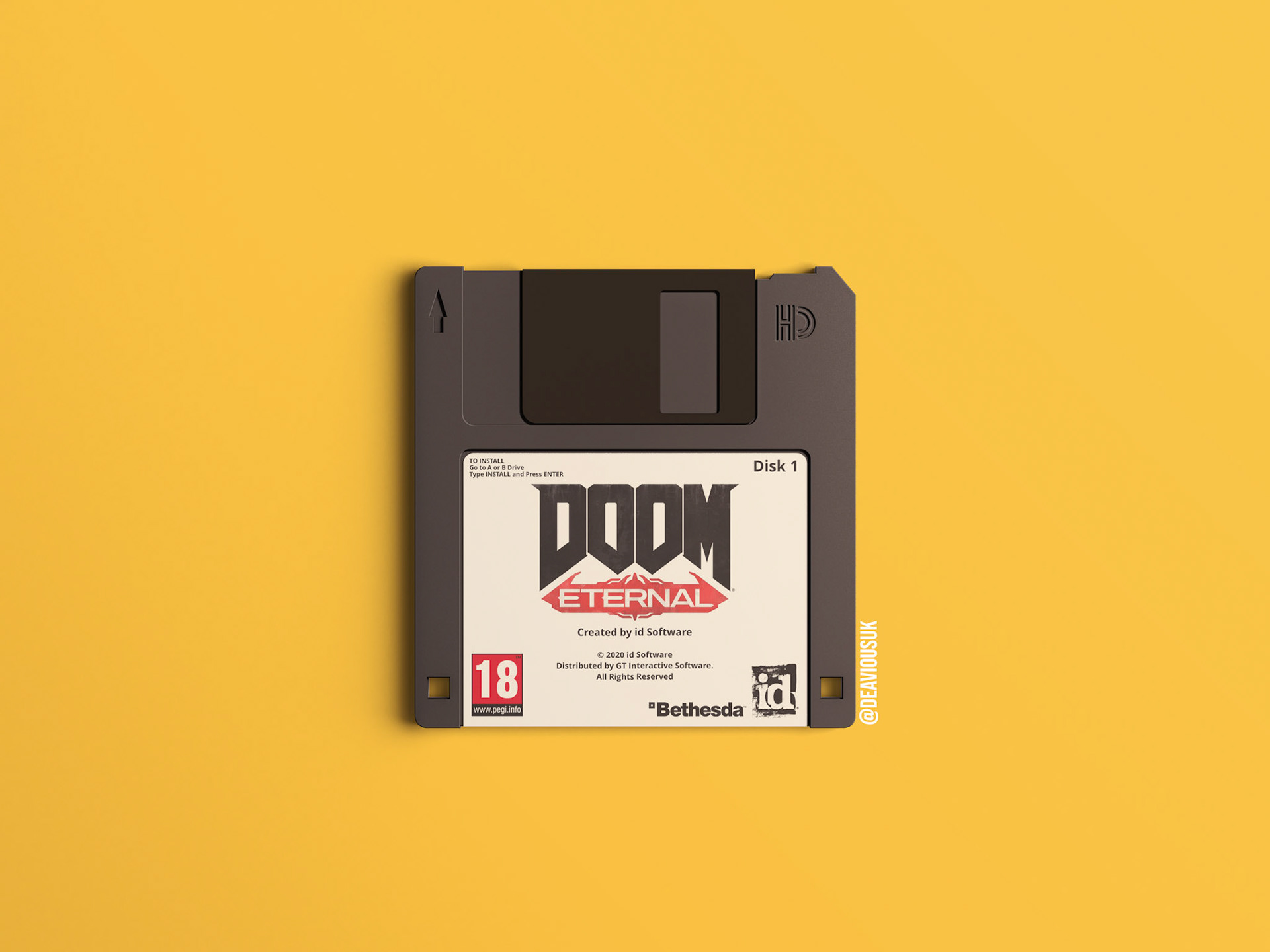 Doom Eternal - MS DOS - Mockup
