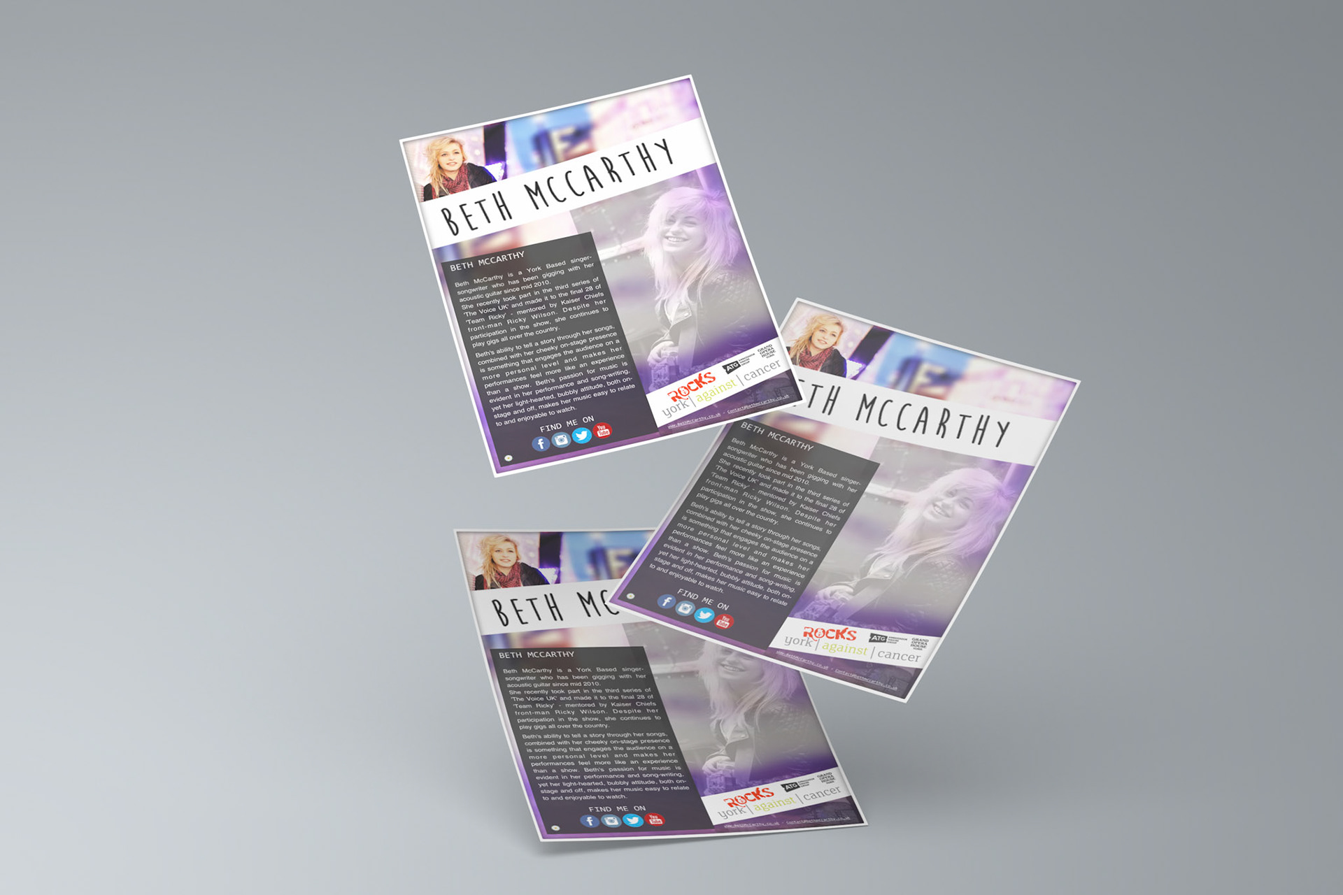 BETH McCARTHY Flyer Mockup