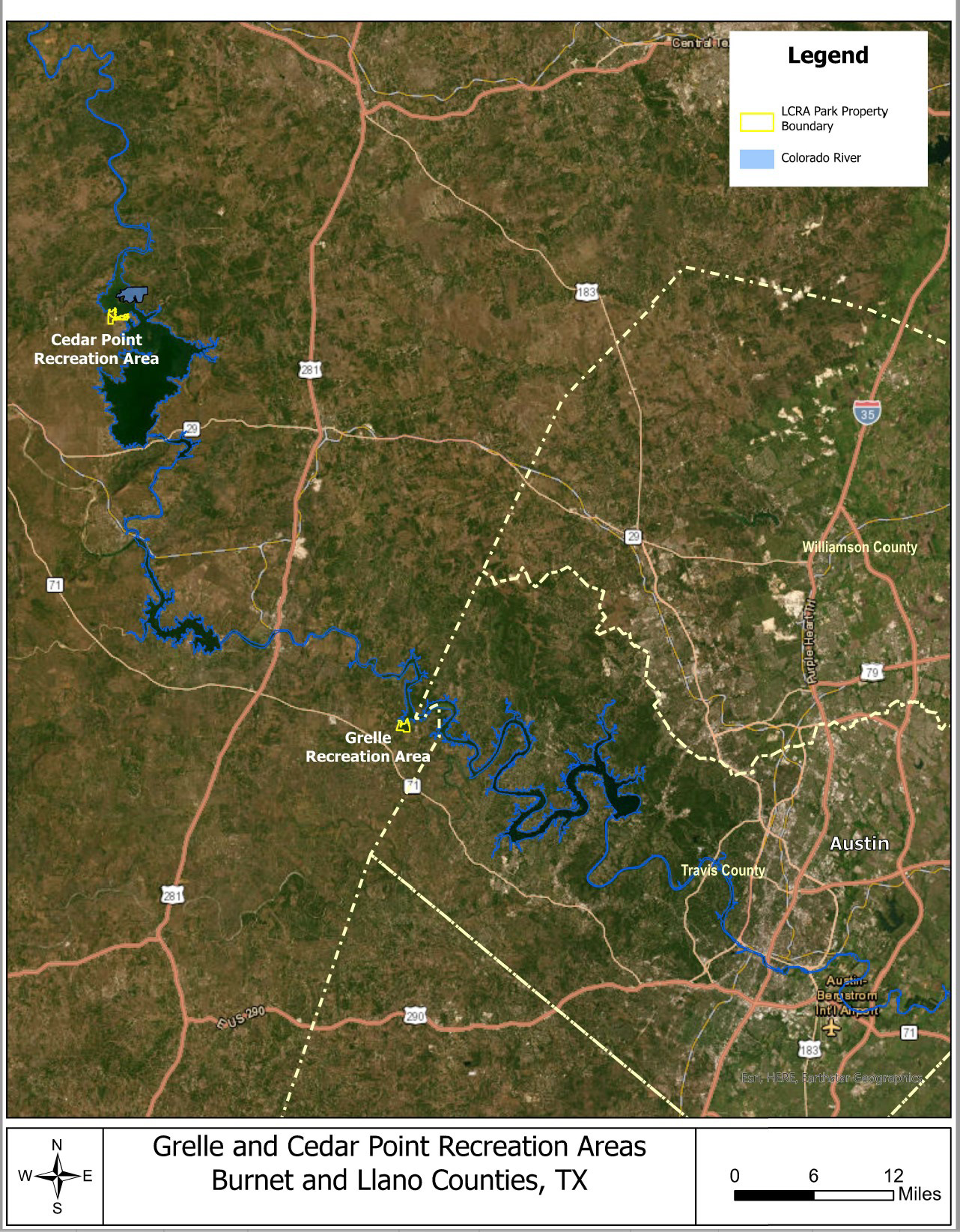 Future campground locations near Austin, TX