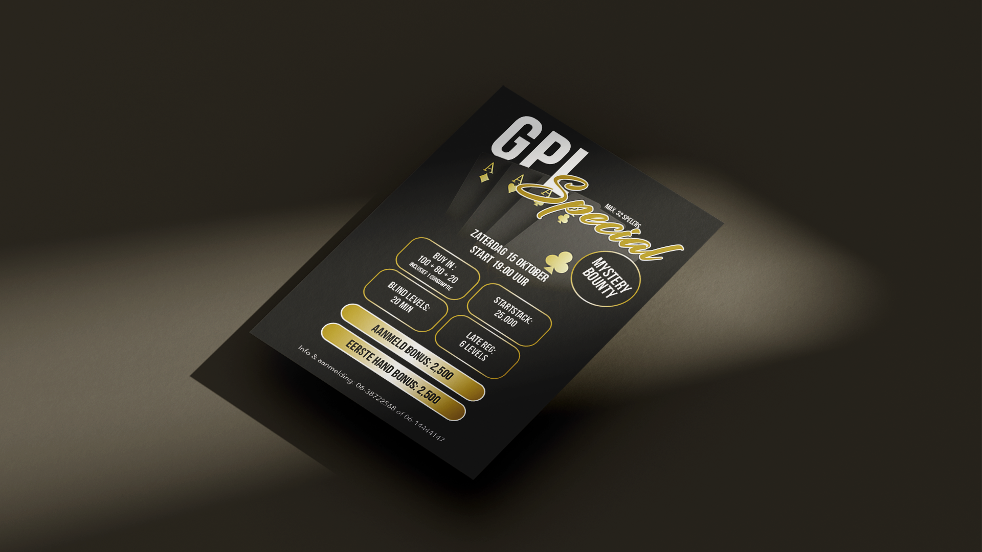 Flyer Pokertoernooi