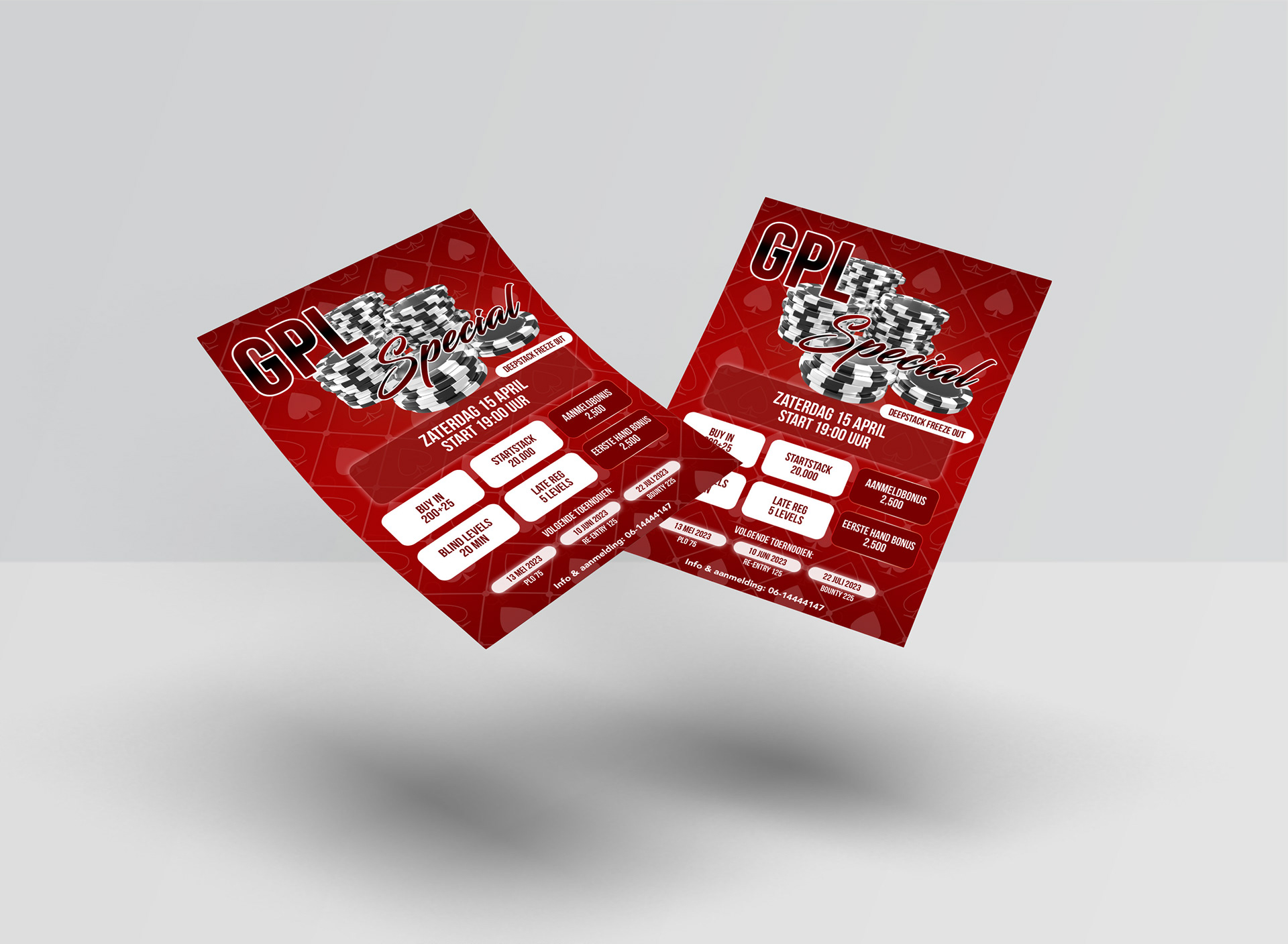 Flyer Pokertoernooi