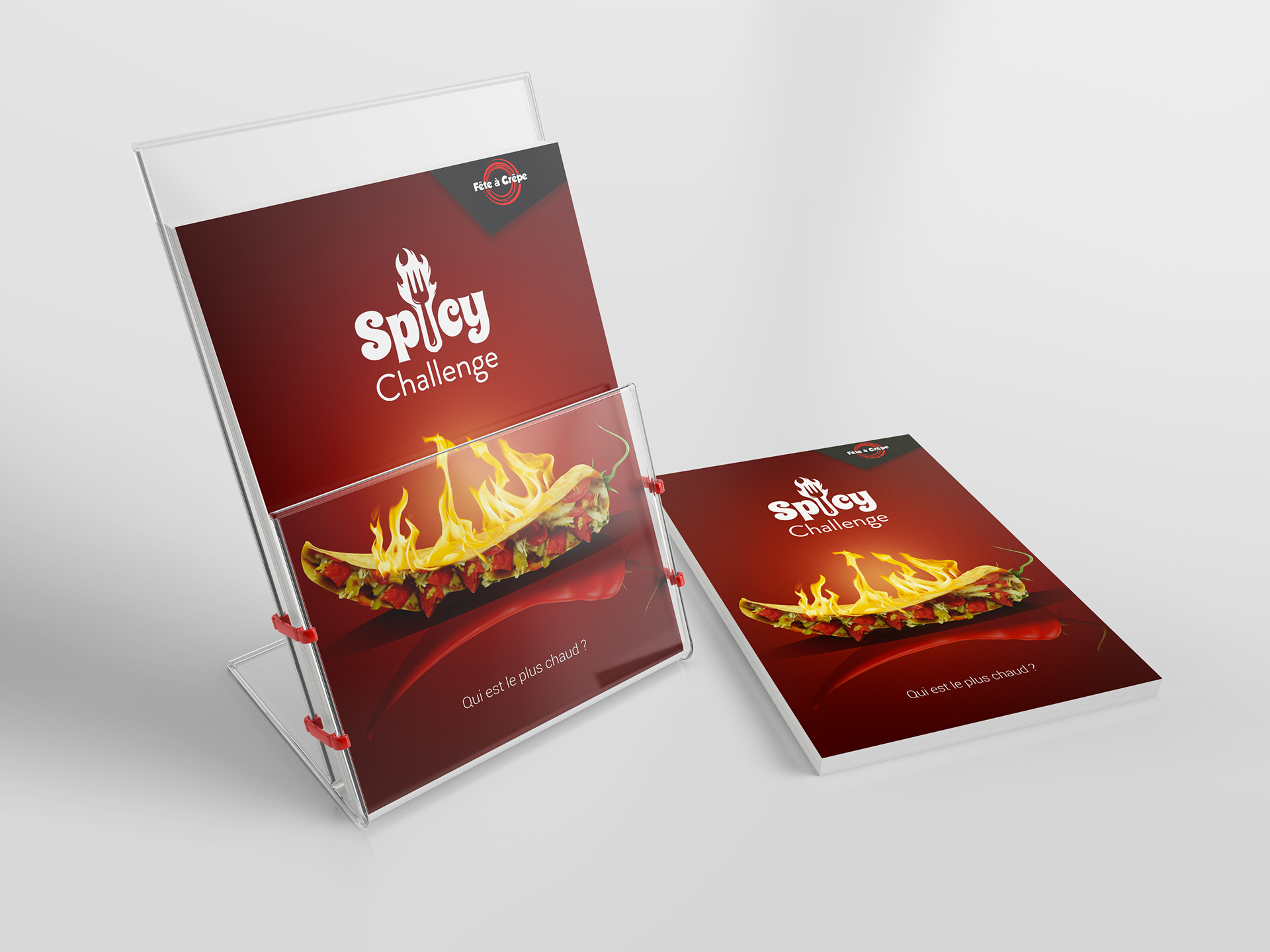 Flyer Fête à Crêpe "Spicy Challenge"