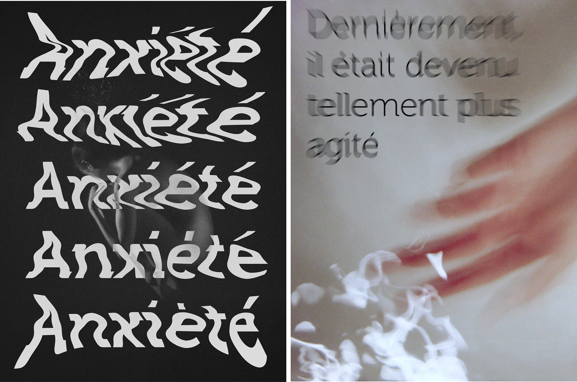Affiches inspirées sur l'Anxiété et l'Agitation
