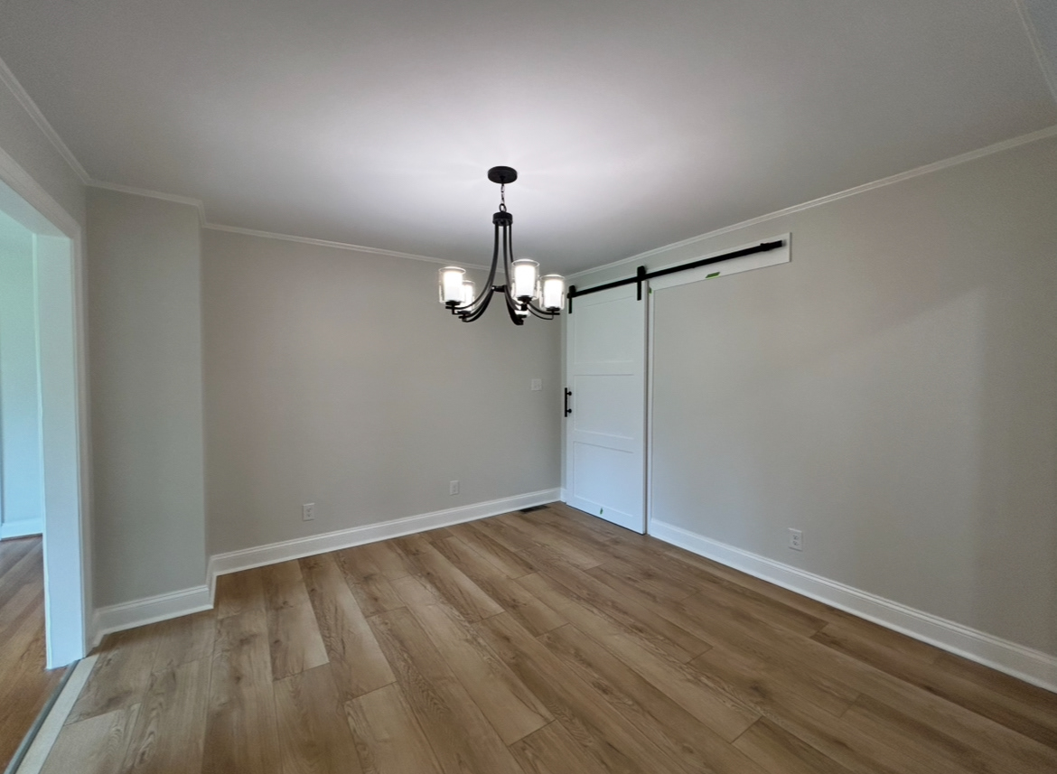 Dining Room Construction Final Product