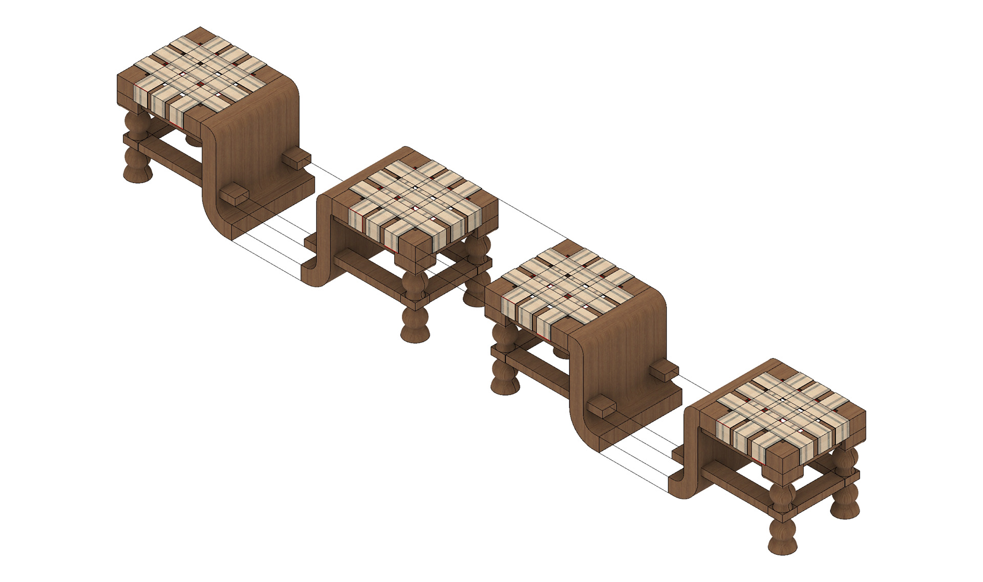 Digital Model Iteration 1 - Disconnected