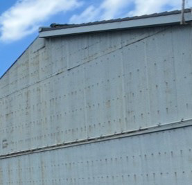 Industrial materials also used in neighboring buildings.
