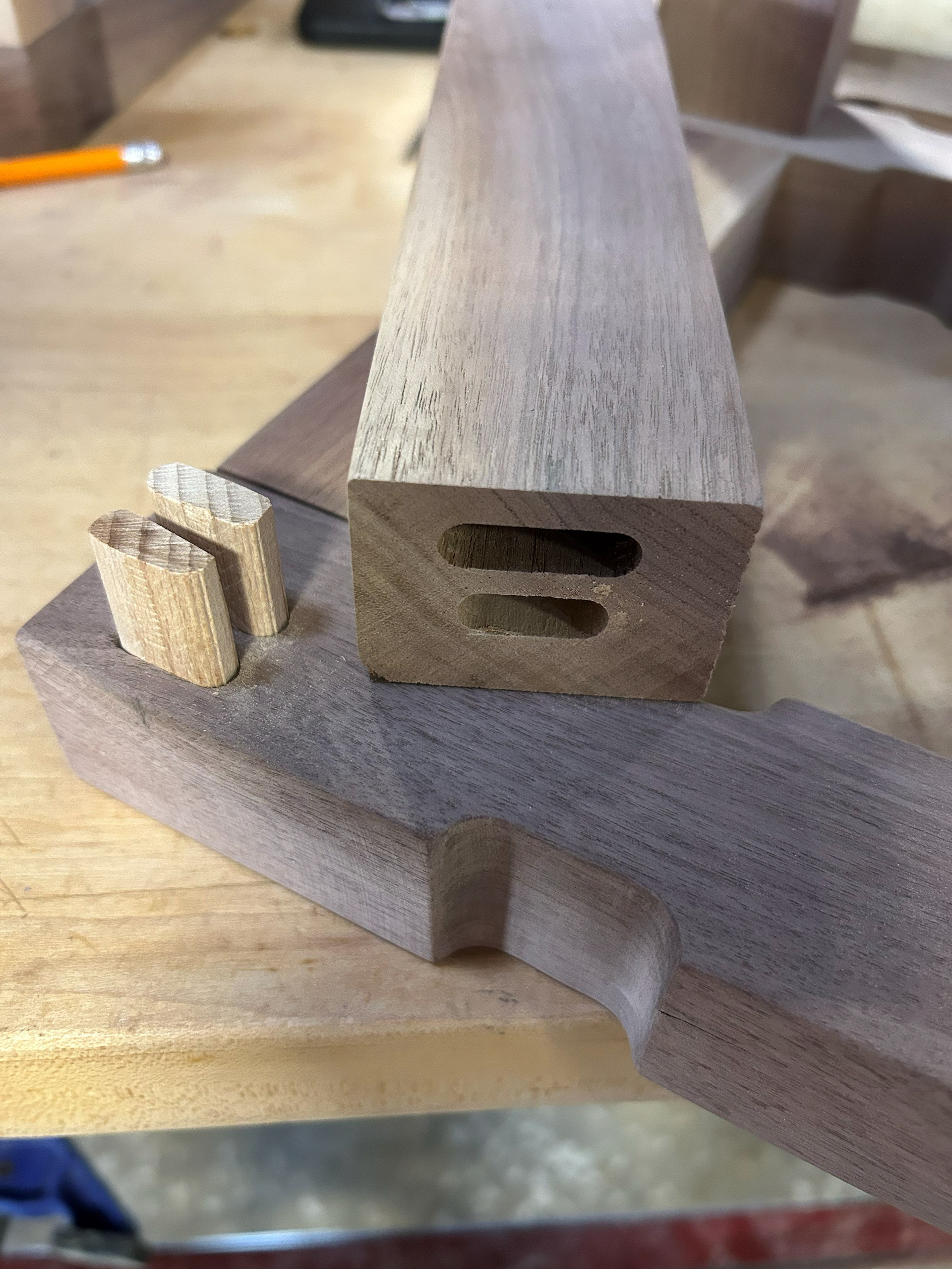 Image 36 | Using the Domino Tool to Cut 8x40 Floating Mortise and Tenon Joints for the Main Footstool Assembly