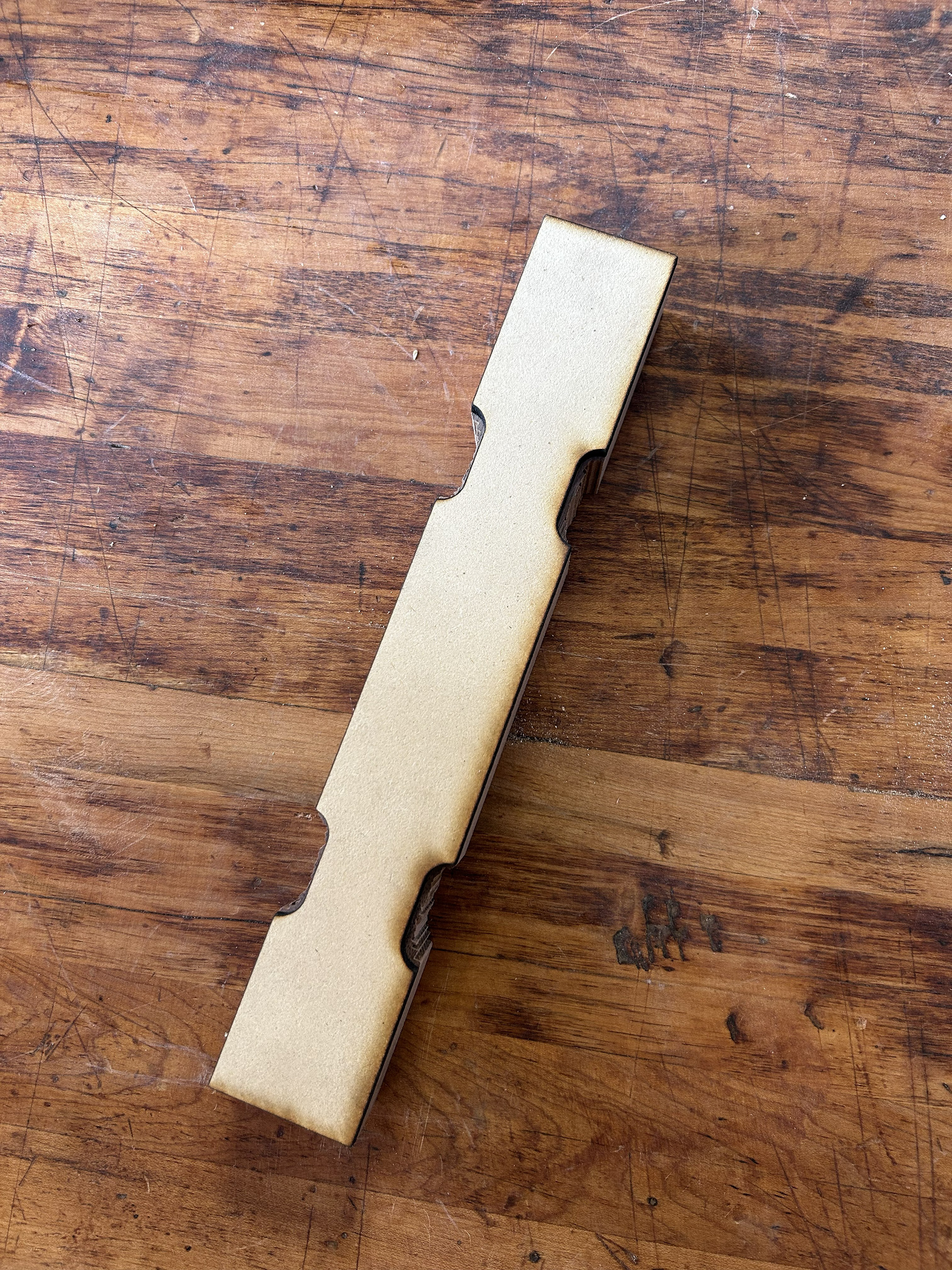 Image 26 | Plywood Template Placed on Top of the Columnar Leg