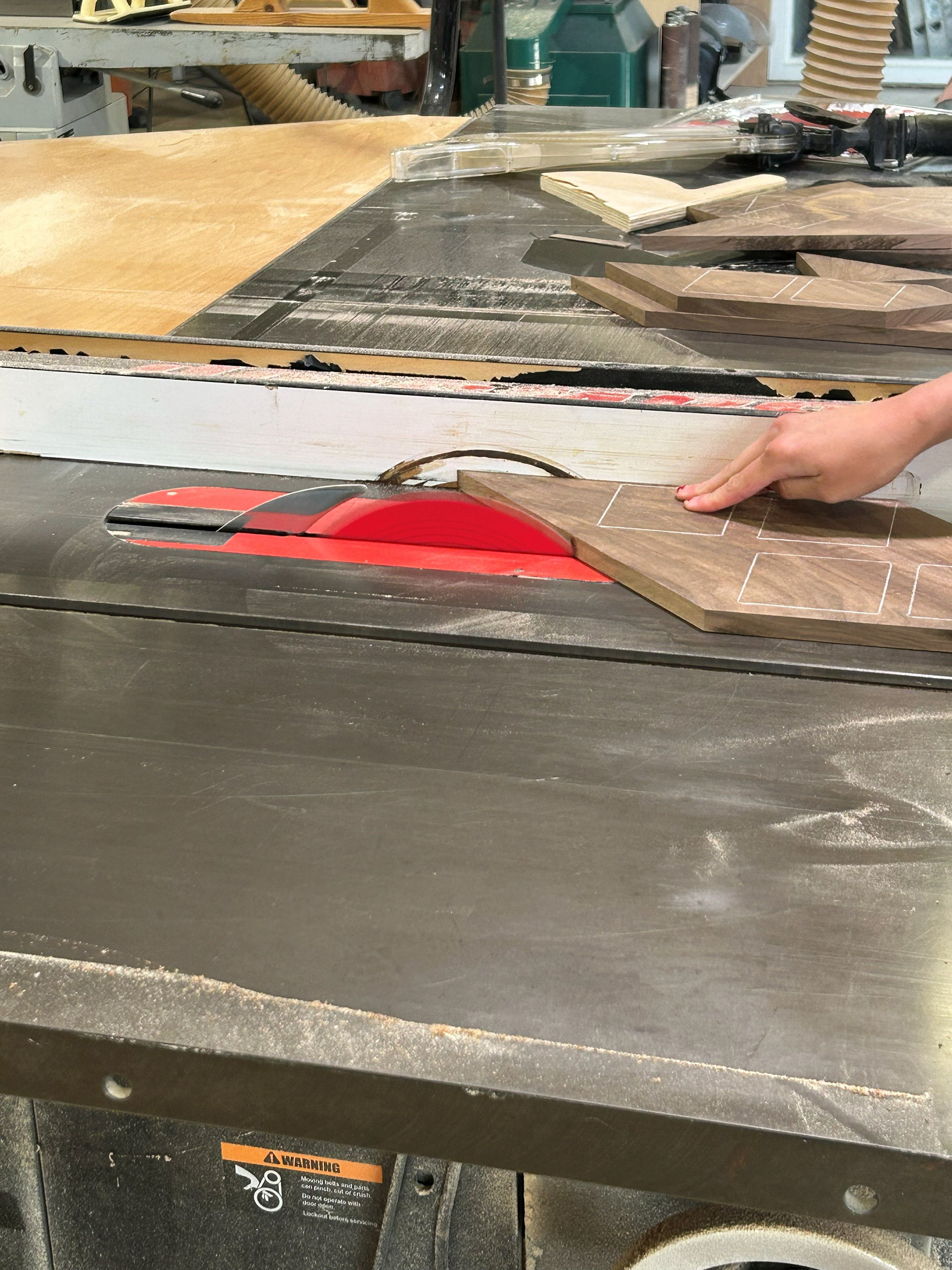 Image 13 | Rip Cutting S-curve Pieces to Make Separate, Smaller Boards