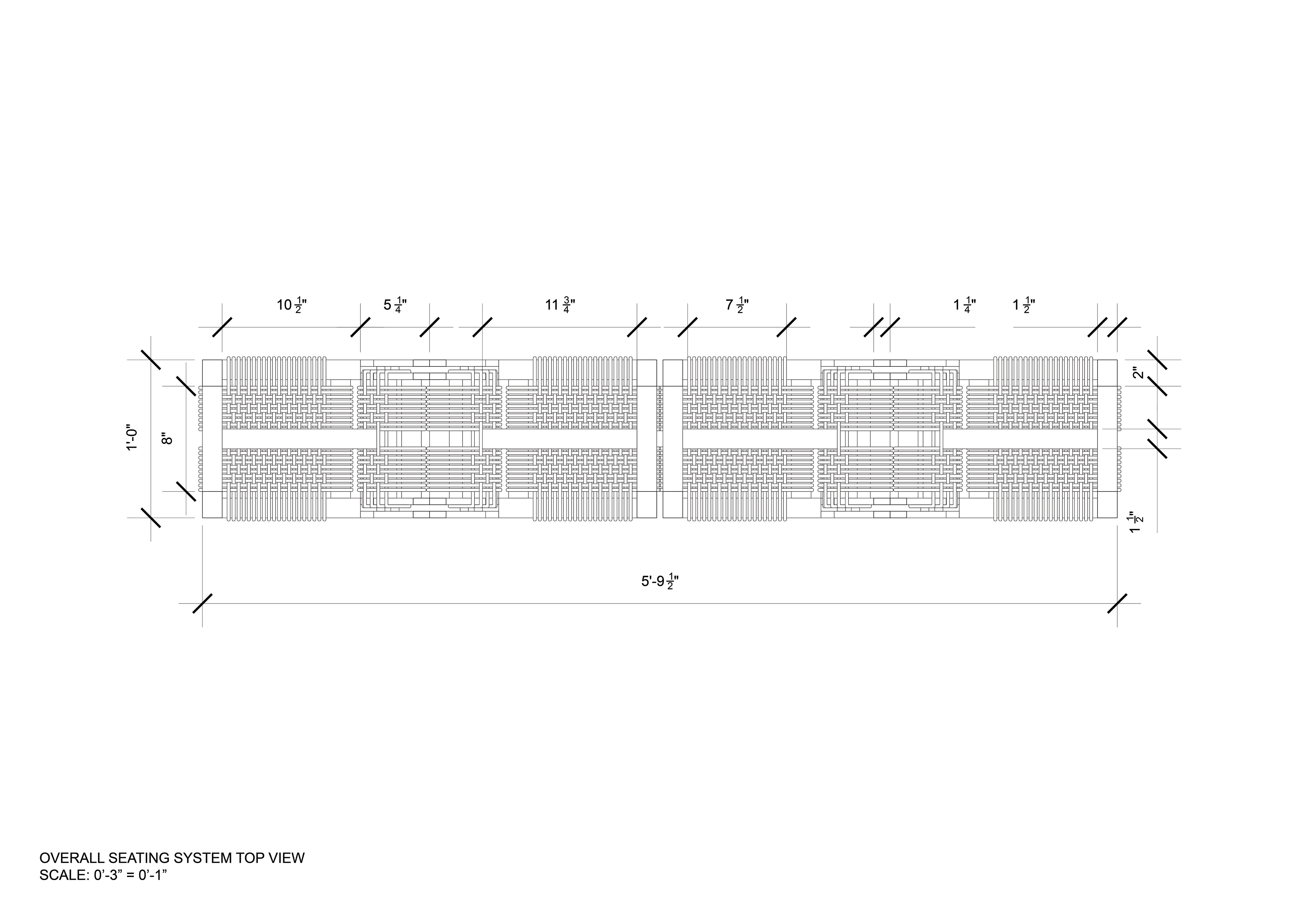 Overall Footstool System Bottom View