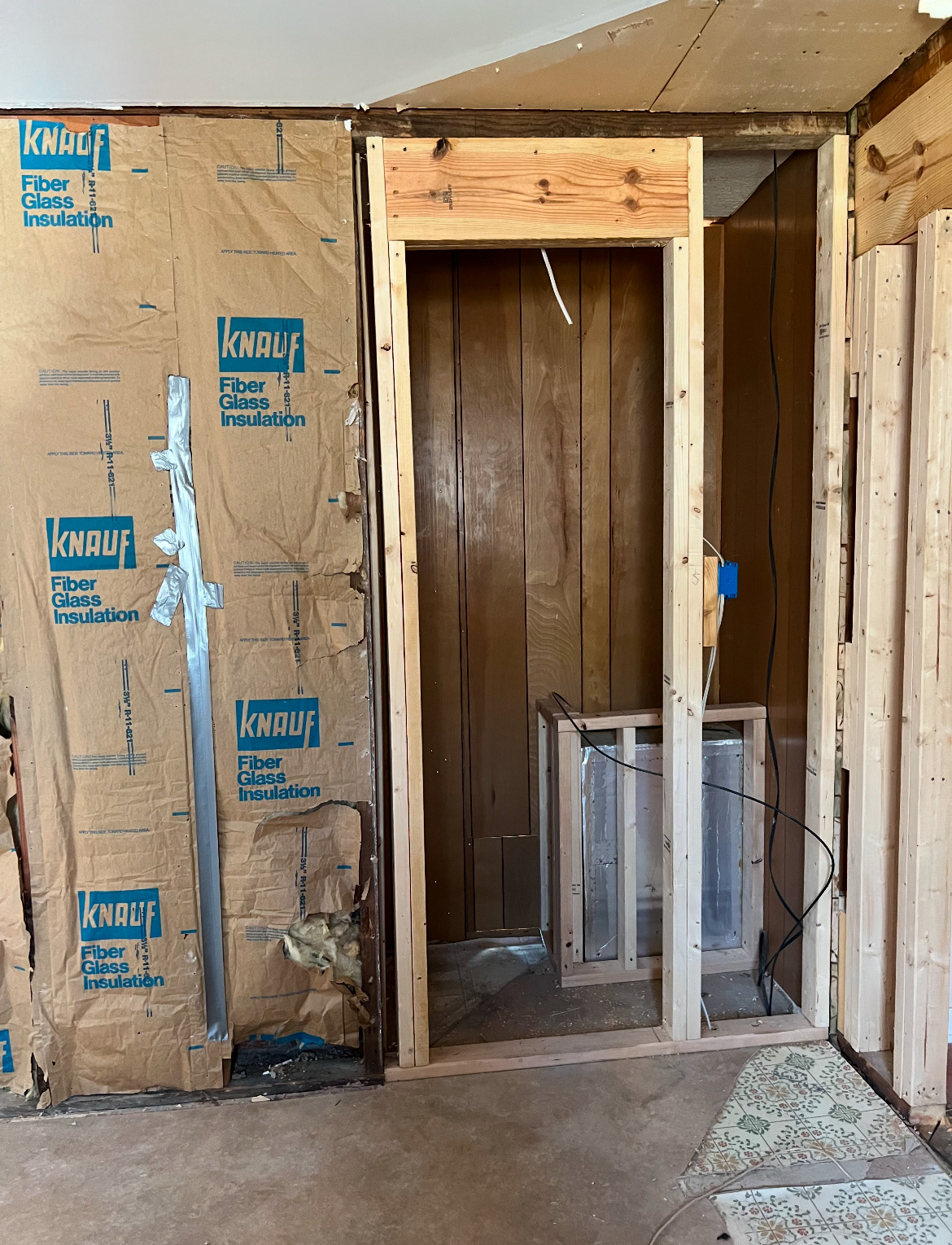 New Kitchen Pantry Construction