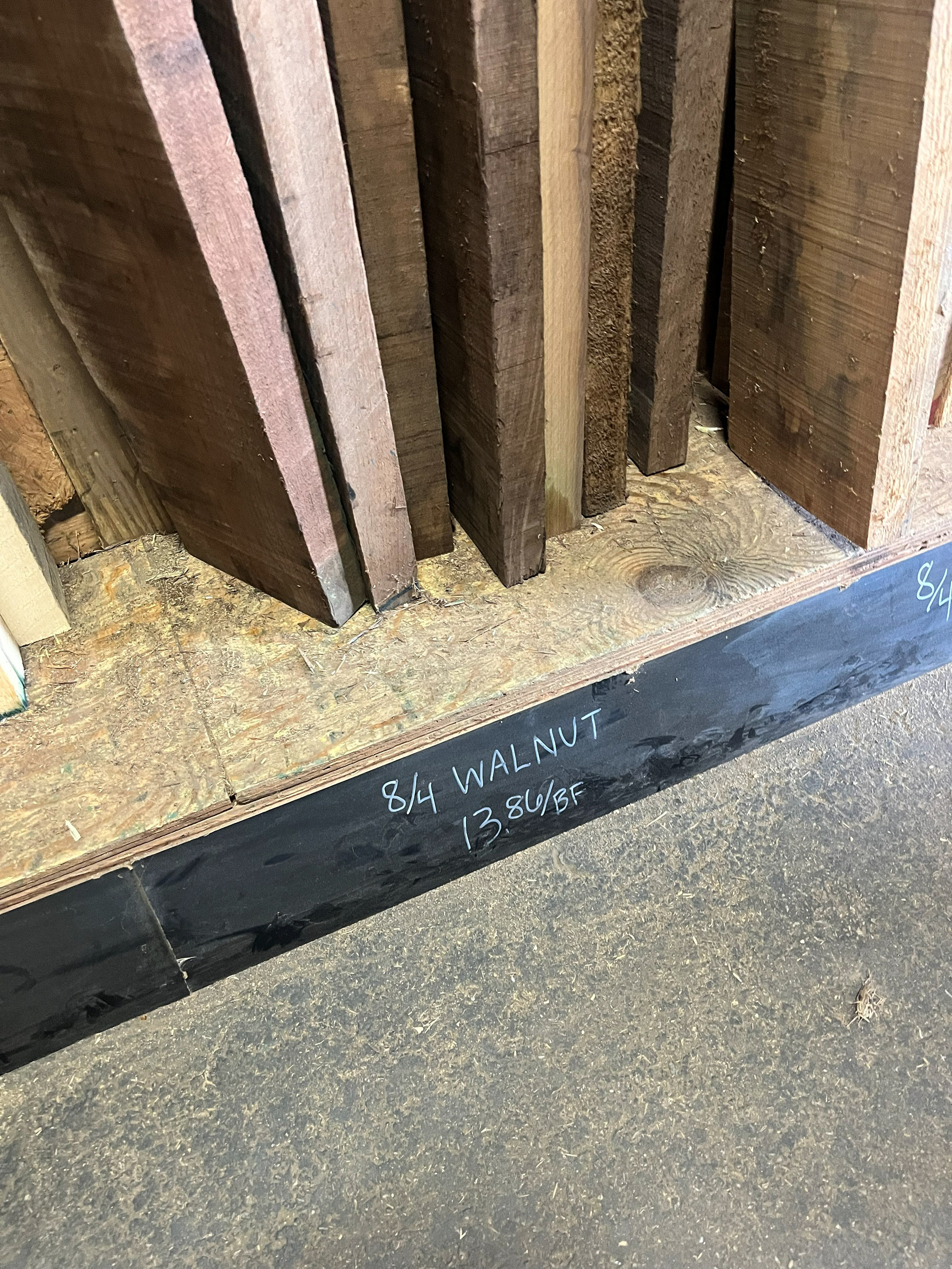 Image 1 | Selecting Walnut 8/4 Boards for the Main Structure of the Stools