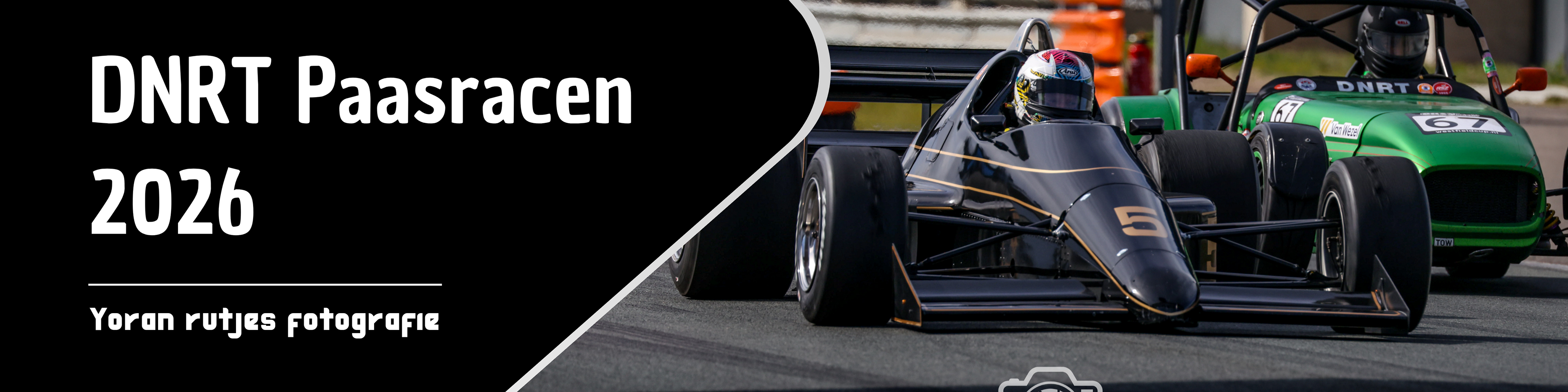 Dit is de banner van de fotografie pagina DNRT Paasracen 2026. Shotsbyrutjes yoran rutjes fotografie