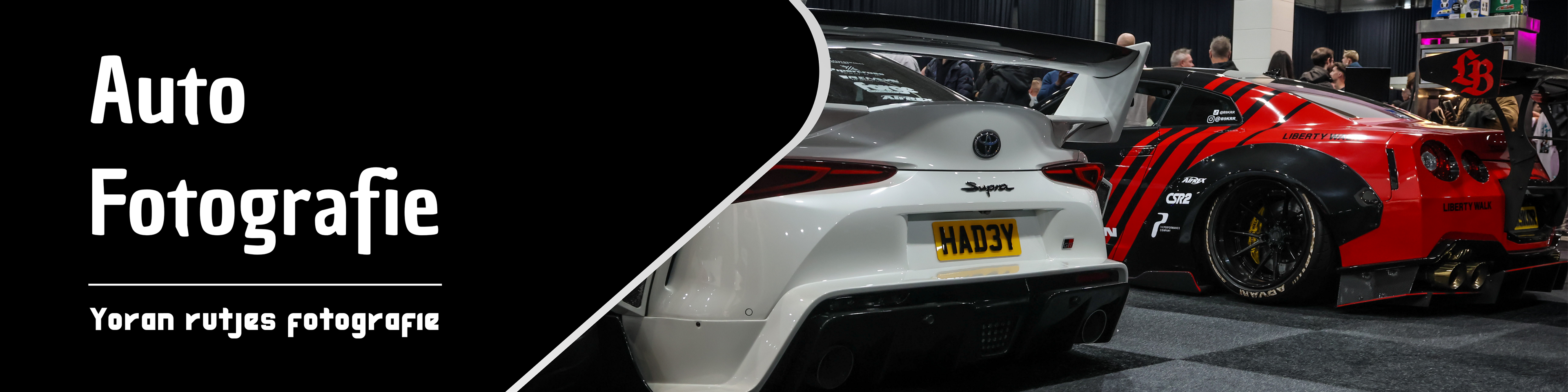 Dit is de banner van de fotografie pagina 'Auto fotografie' van Shotsbyrutjes I Yoran Rutjes fotografie