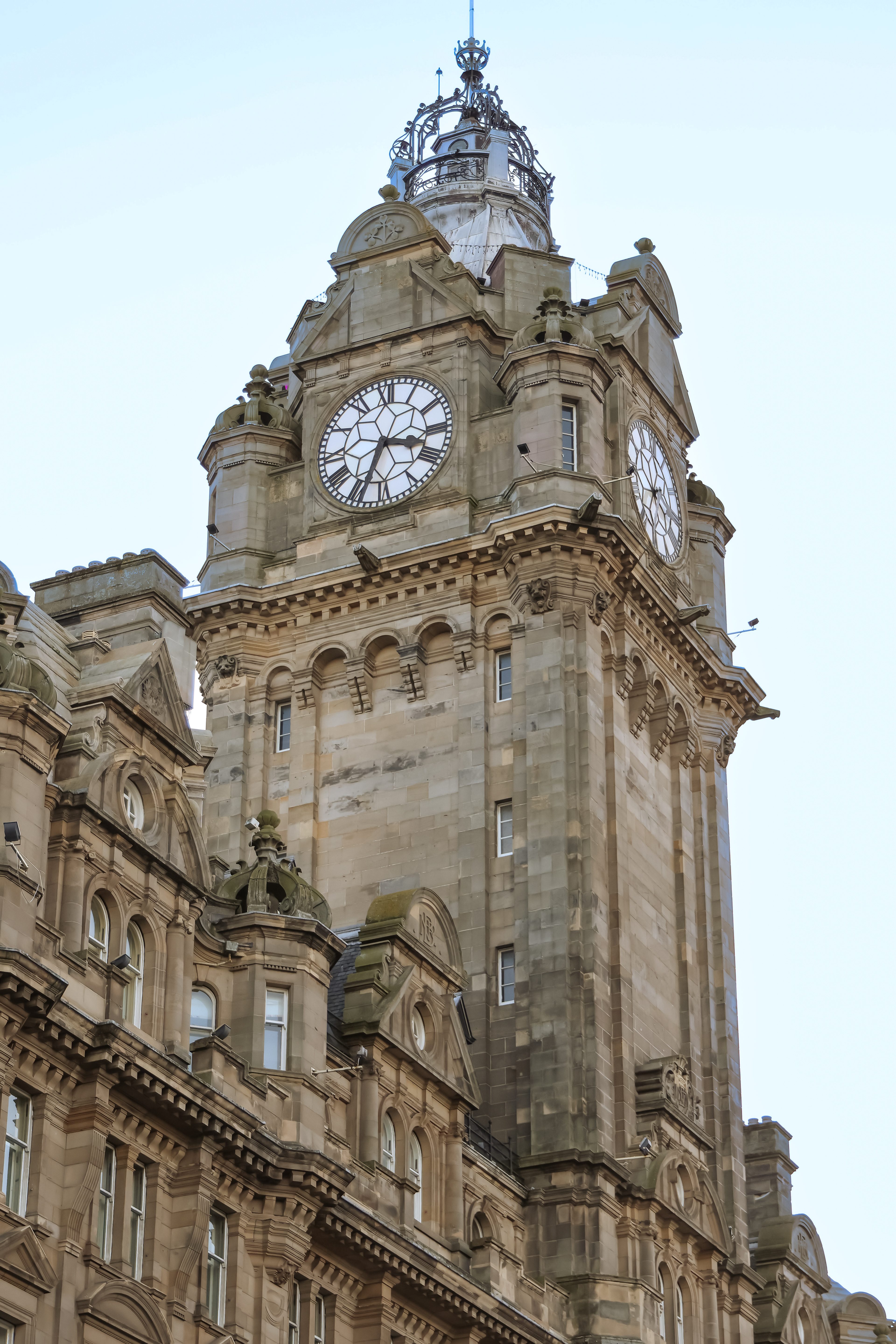 The Balmoral hotel clock tower, Edinburgh