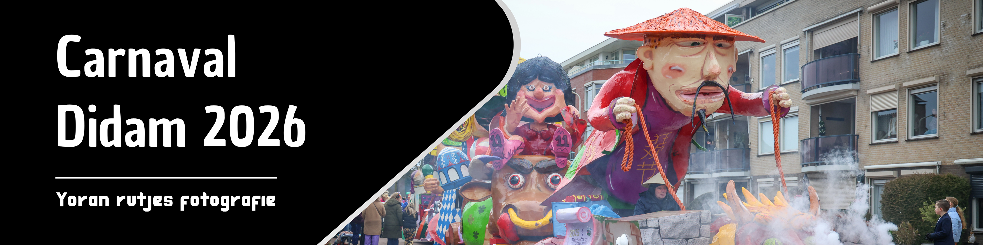 Dit is de banner van fotografie pagina 'Carnaval Didam 2026' van Shotsbyrutjes I Yoran Rutjes fotografie