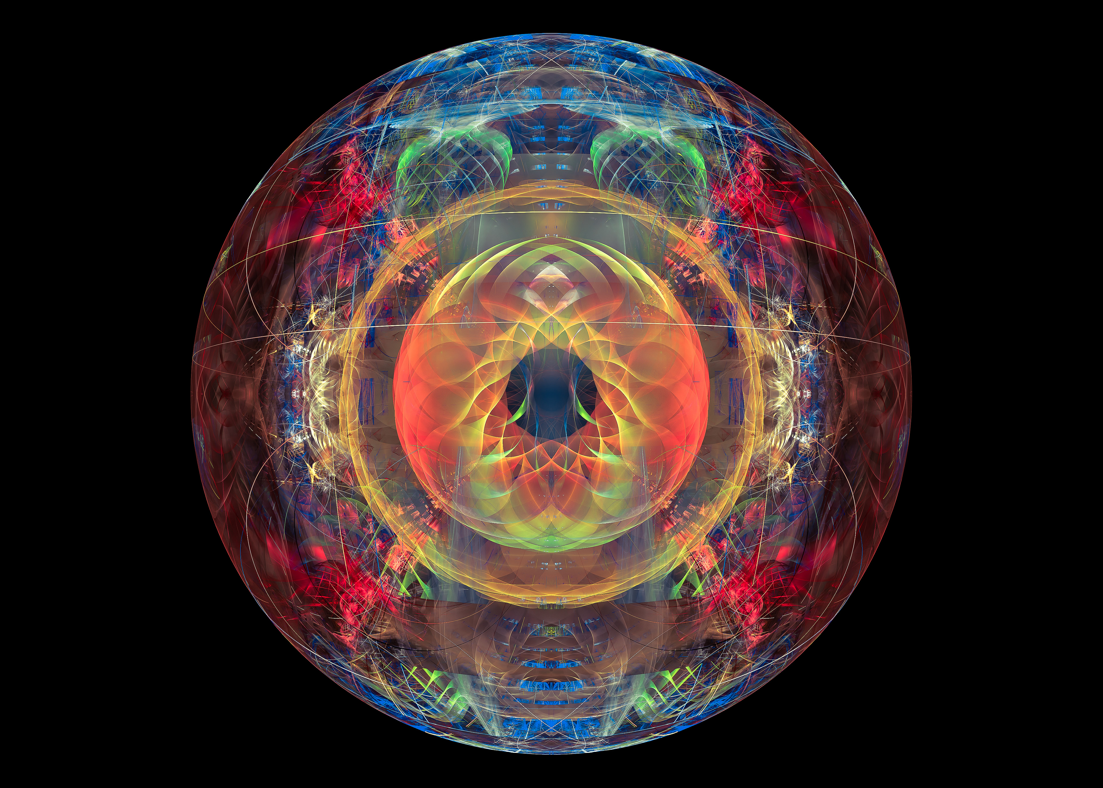 Sphere of Rainbow Mist