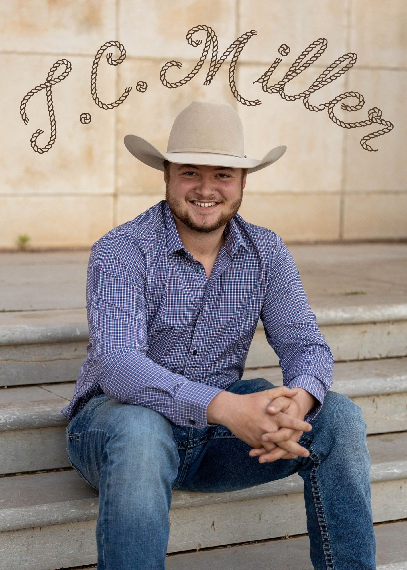College graduation announcement, front